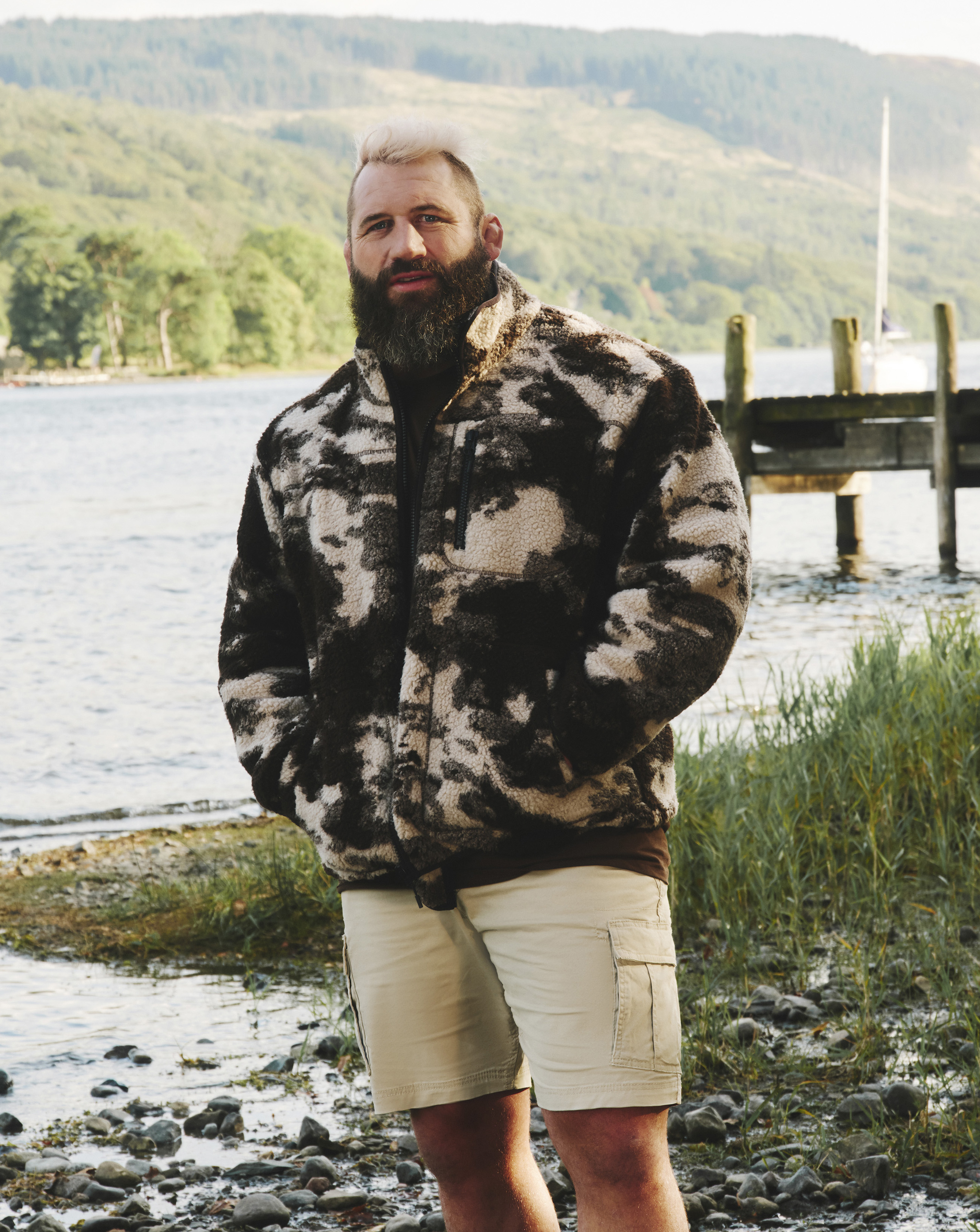 Only & Sons Men's Sherpa Jacket - Coffee Bean