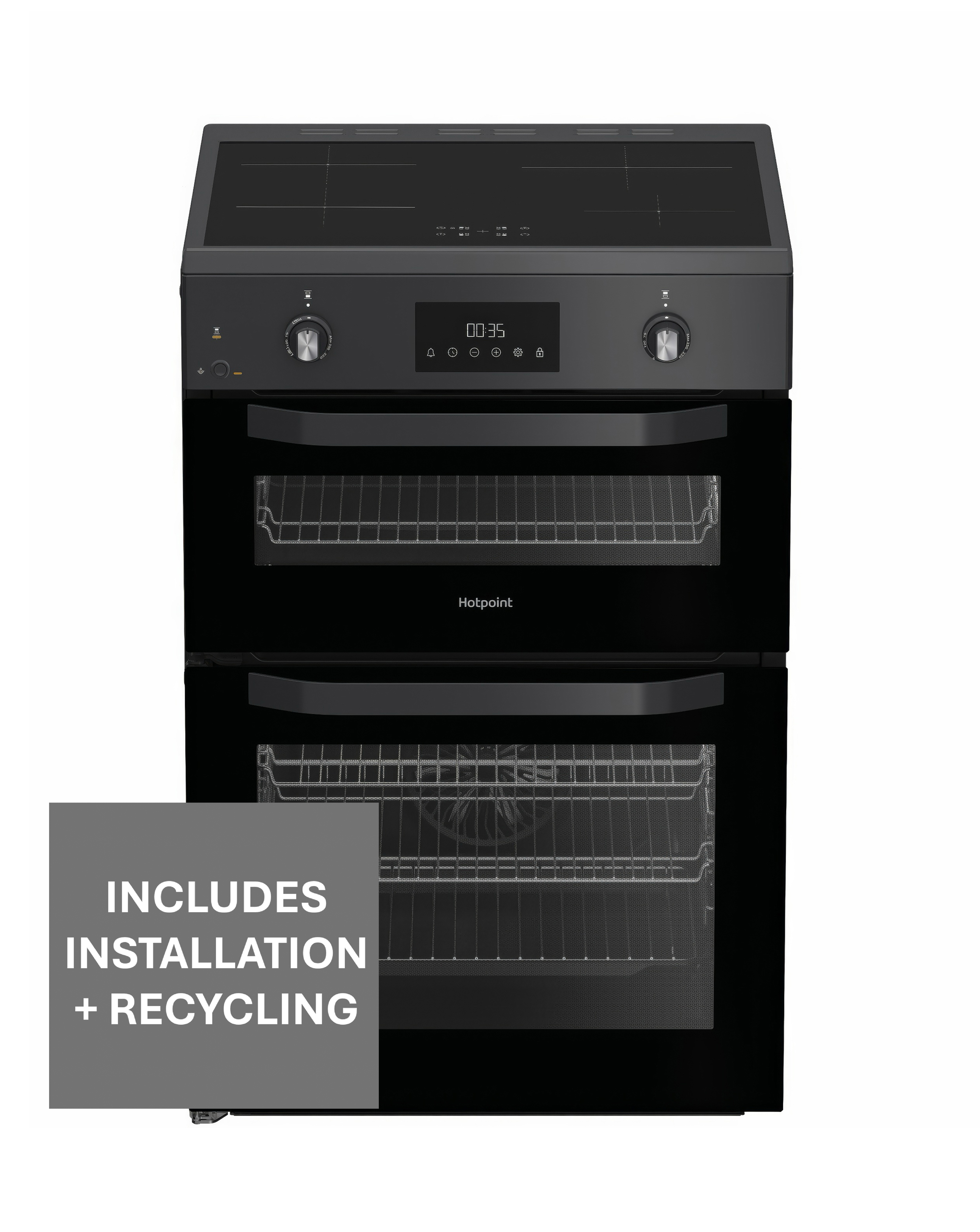 Hotpoint HDE6IDC2SA Electric Cooker Inst