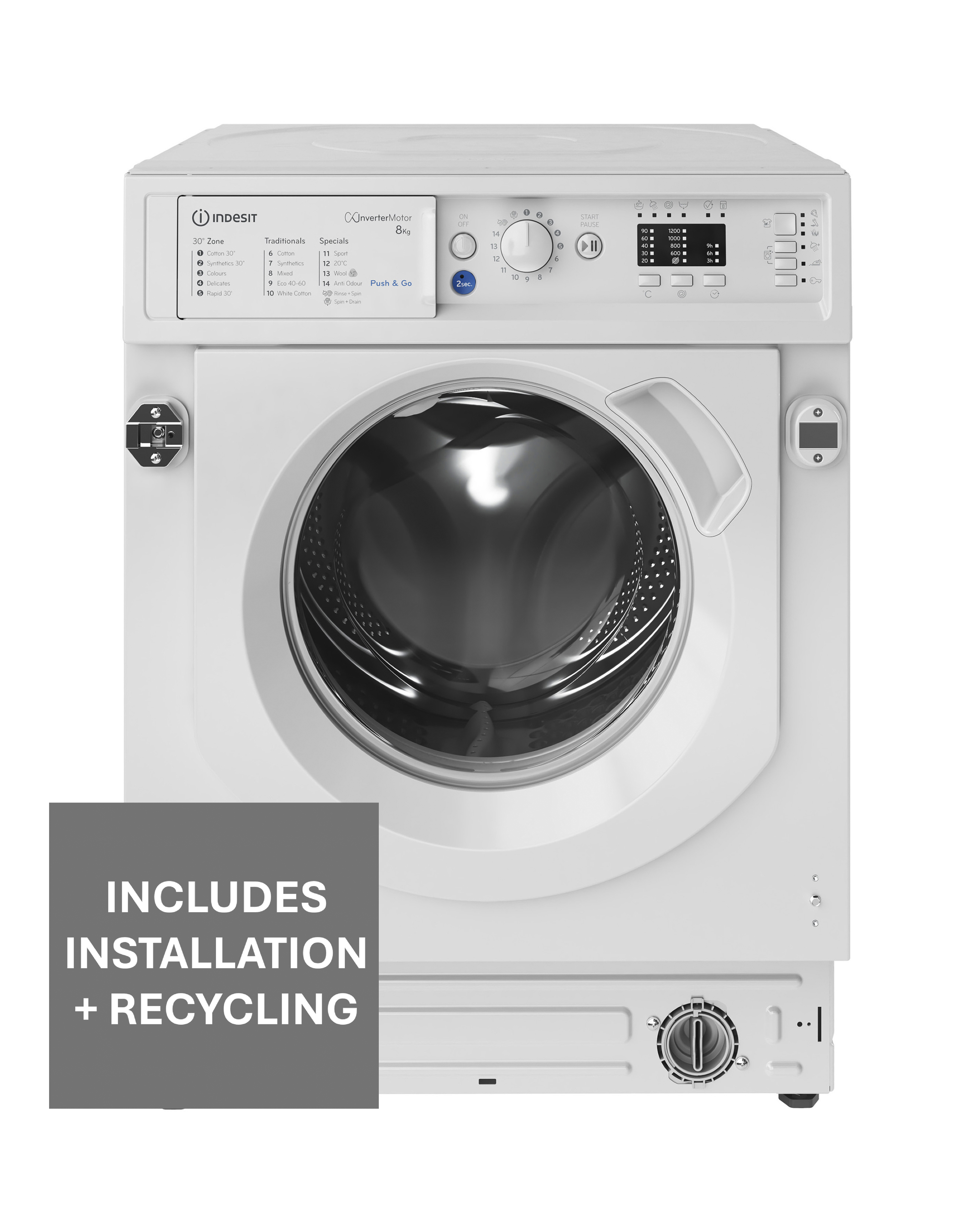 Indesit BIWMIL81485UK Integ Washer Ins