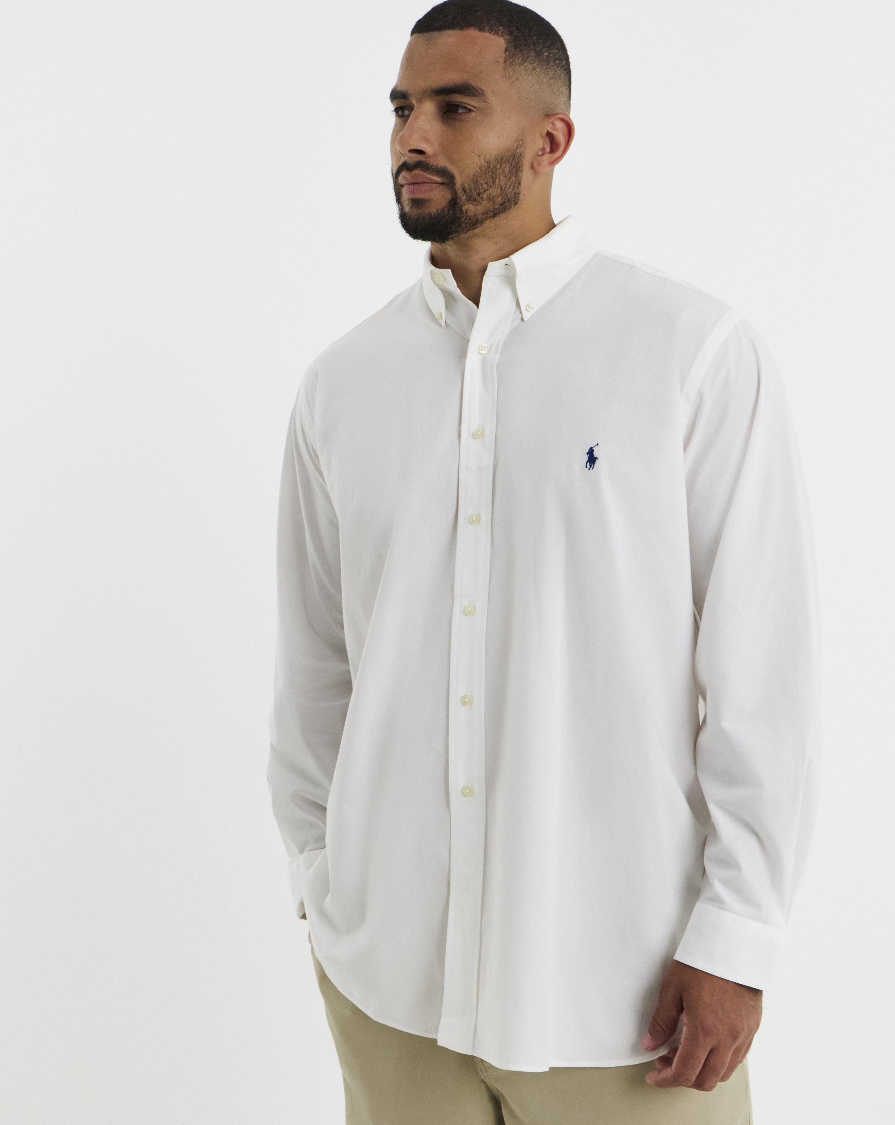 Polo Ralph Lauren Men's White Poplin Shirt