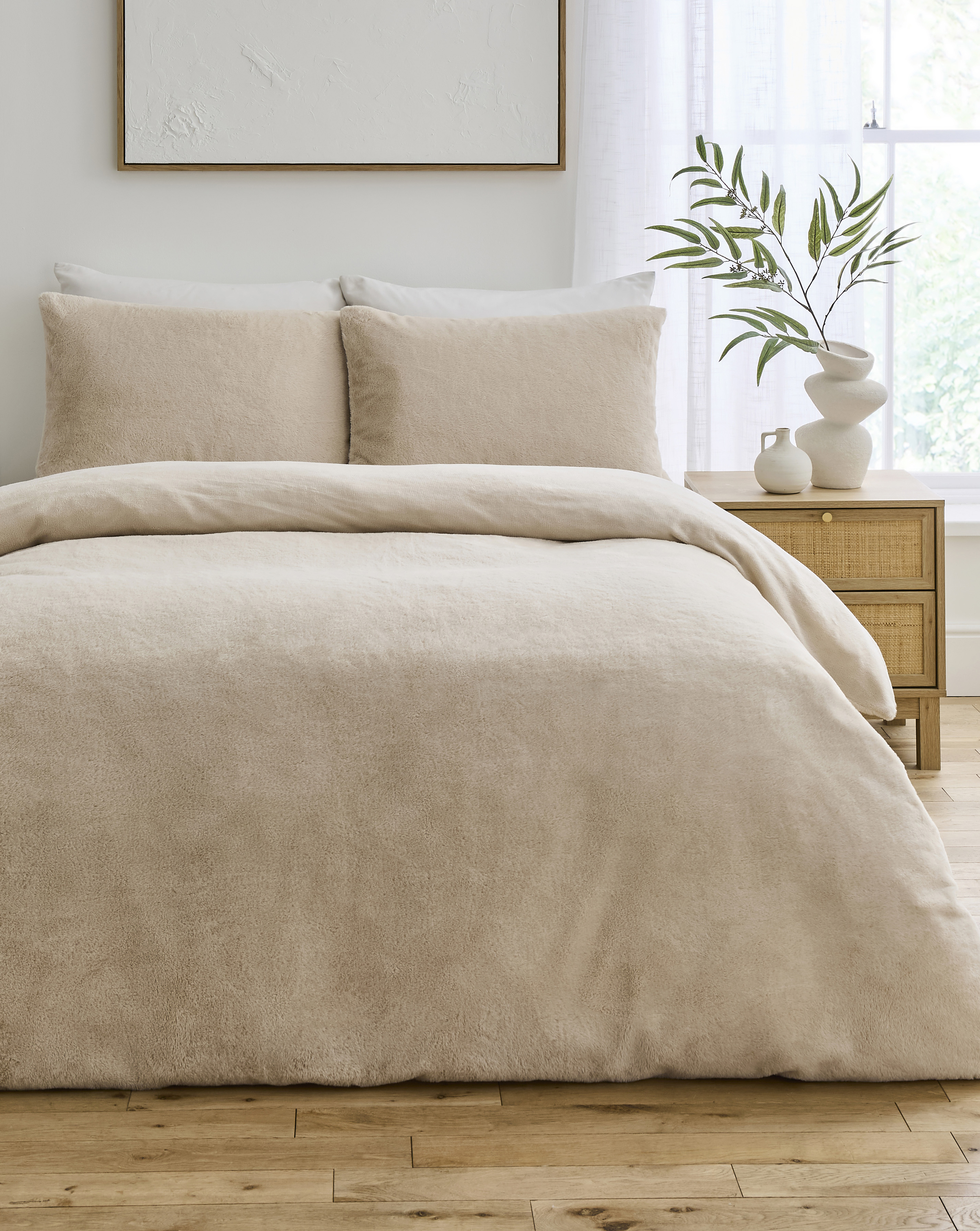 Luxe Faux Fur Duvet Cover Set