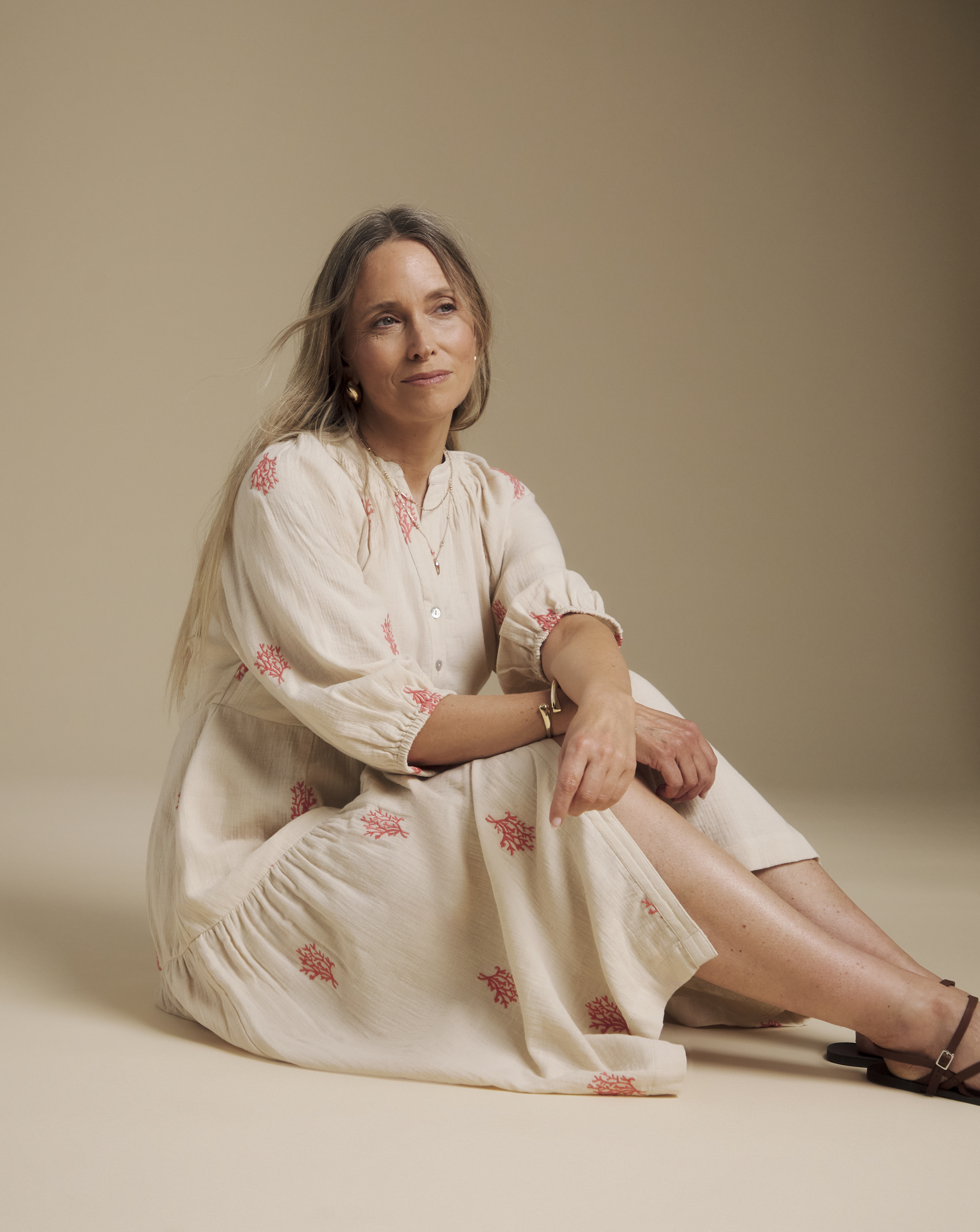 New In - Julipa Cheesecloth Embroidered Dress