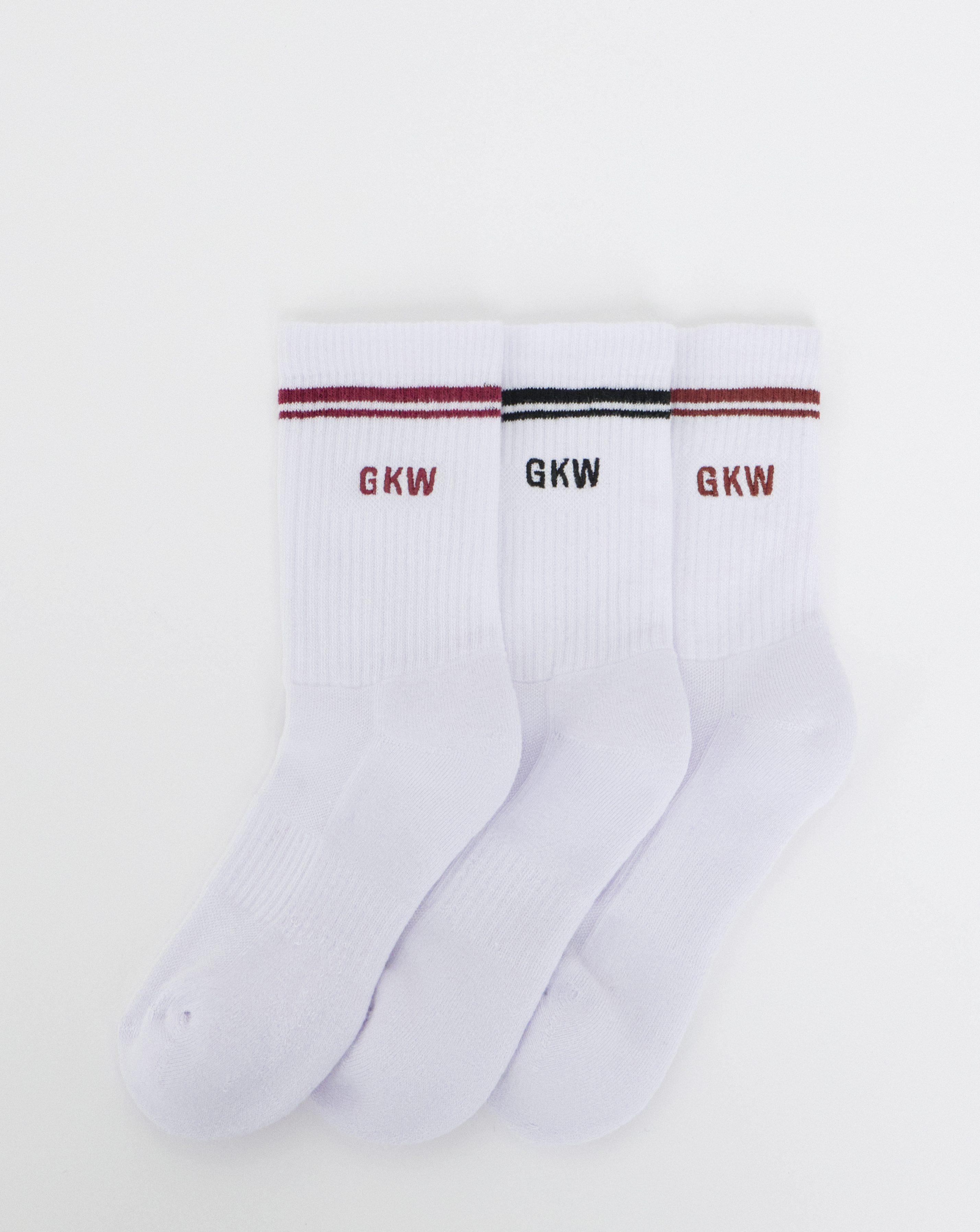Gym King Tipping Crew Socks 3 Pack