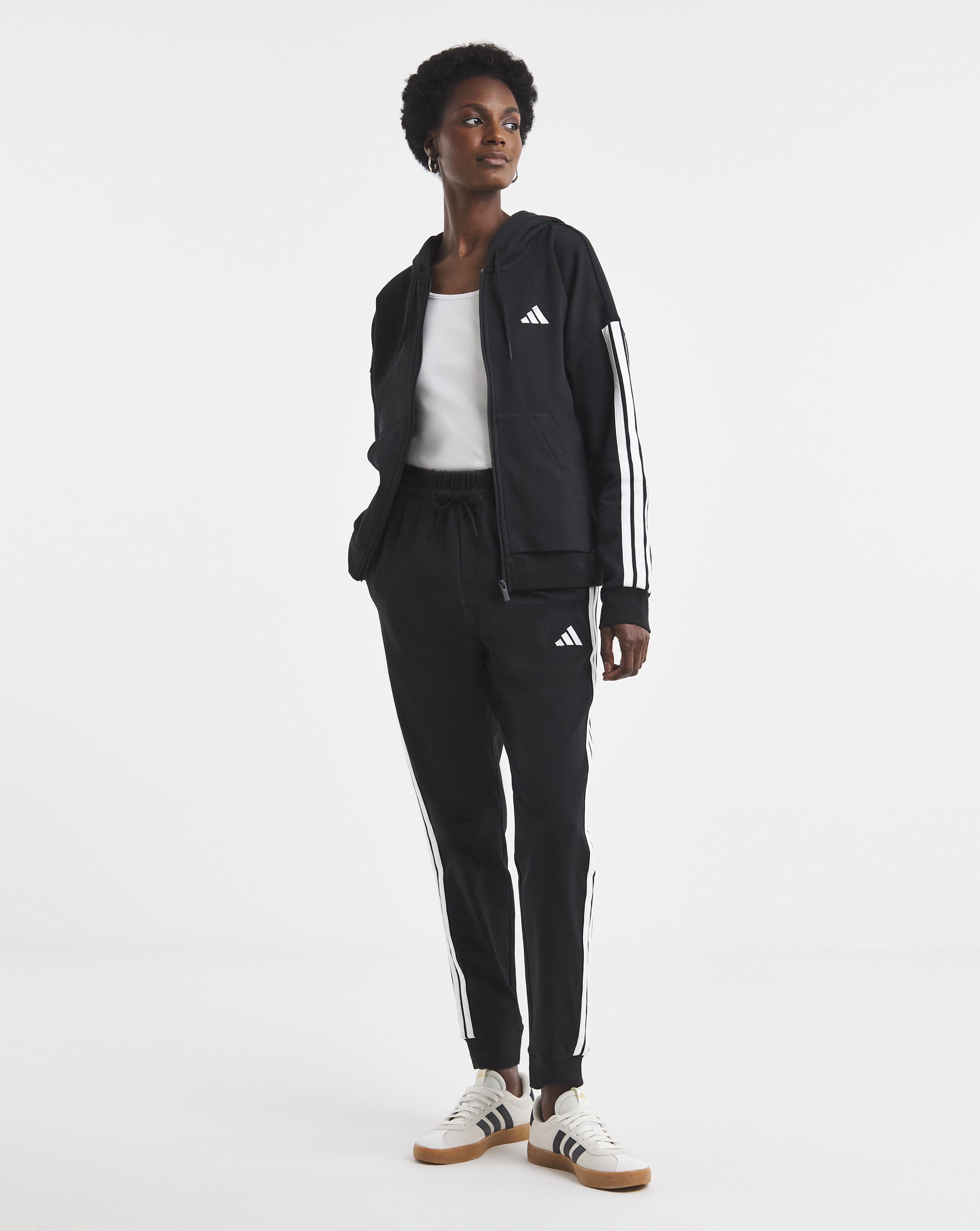 adidas 3 Stripes Cuffed Joggers