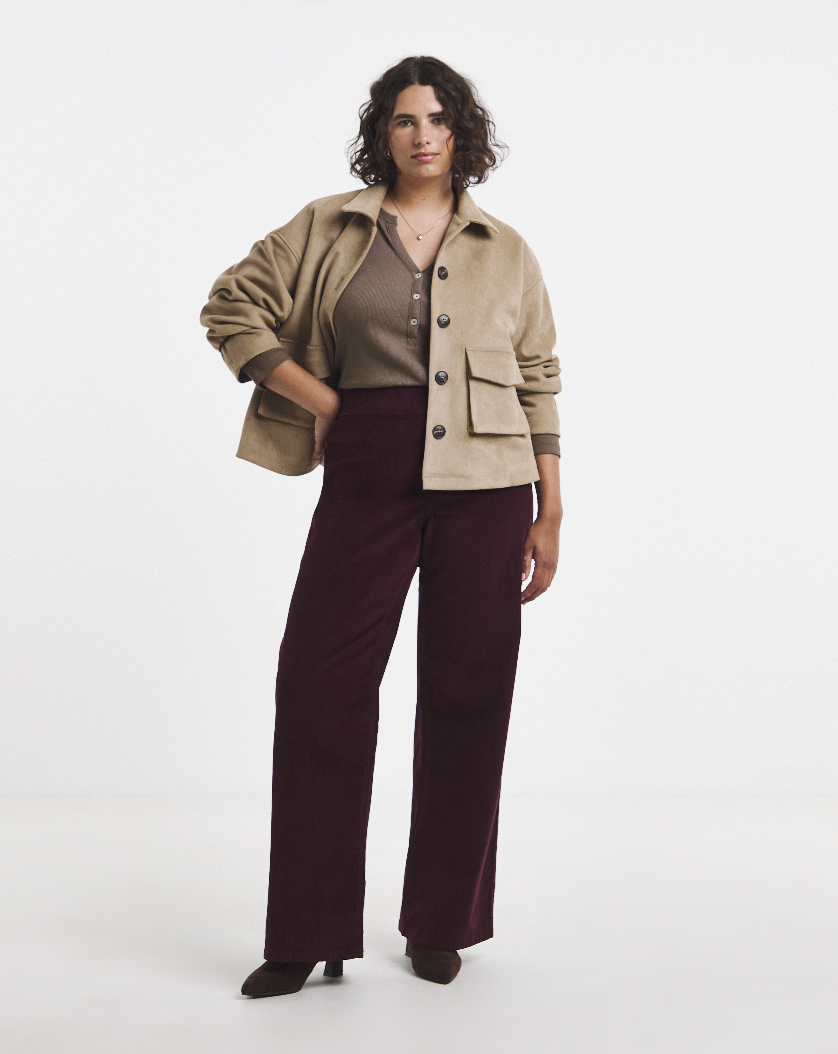 Cord Weekender Wide Leg Jegging