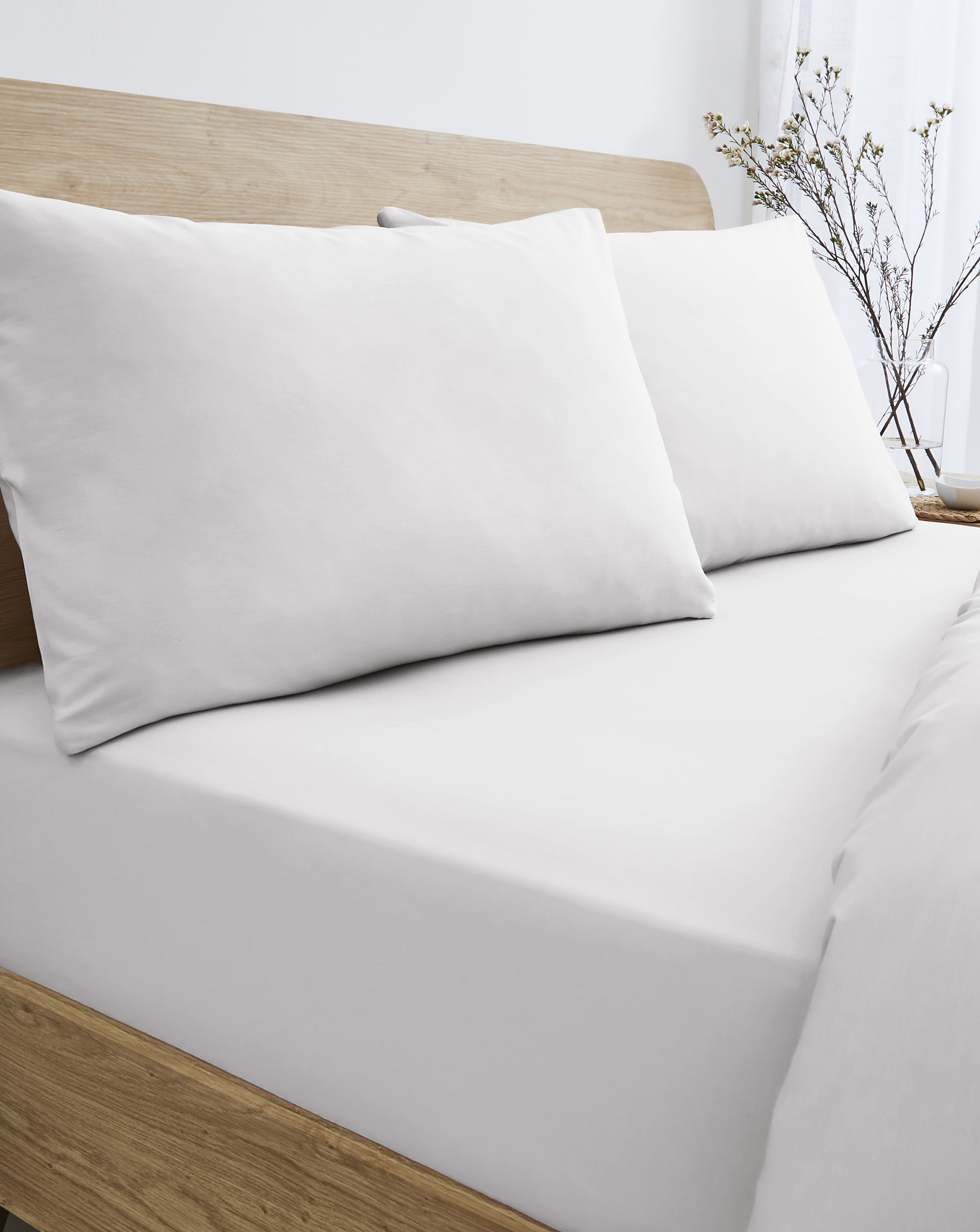 Pure Cotton Extra Deep 38cm Fitted Sheet
