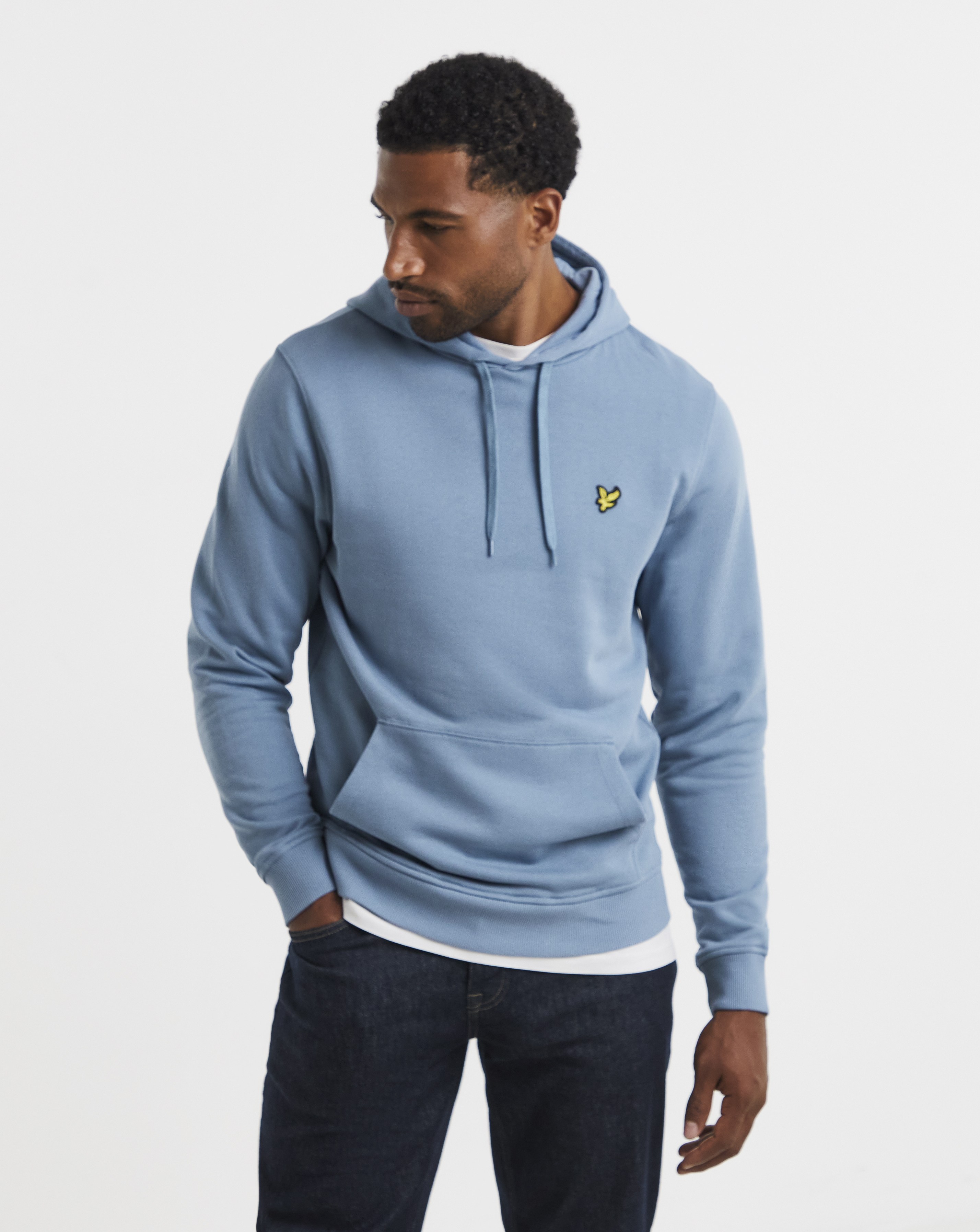 New In - Lyle & Scott Classic Hoodie - Blue