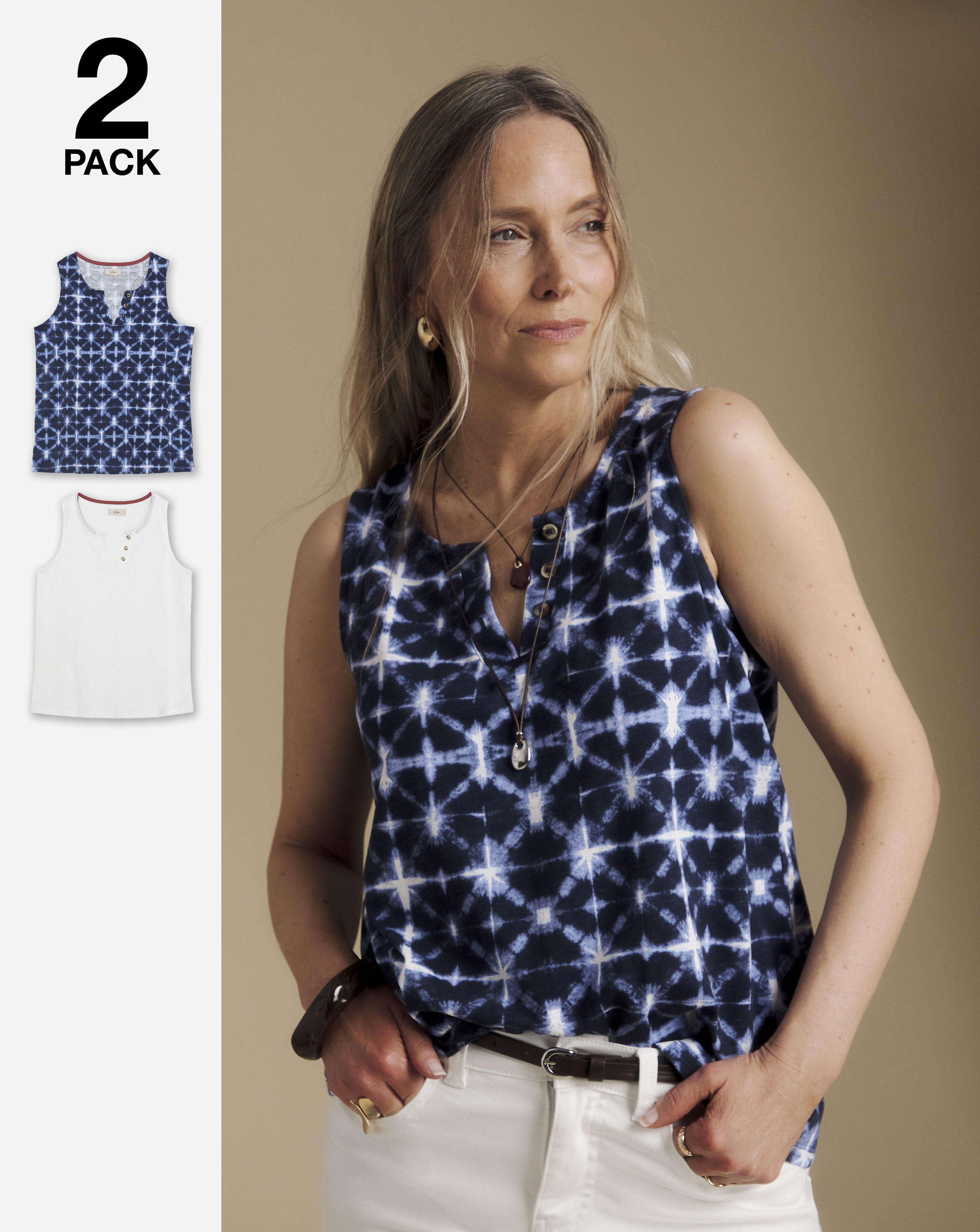 Julipa 2 Pack Cotton Vest's