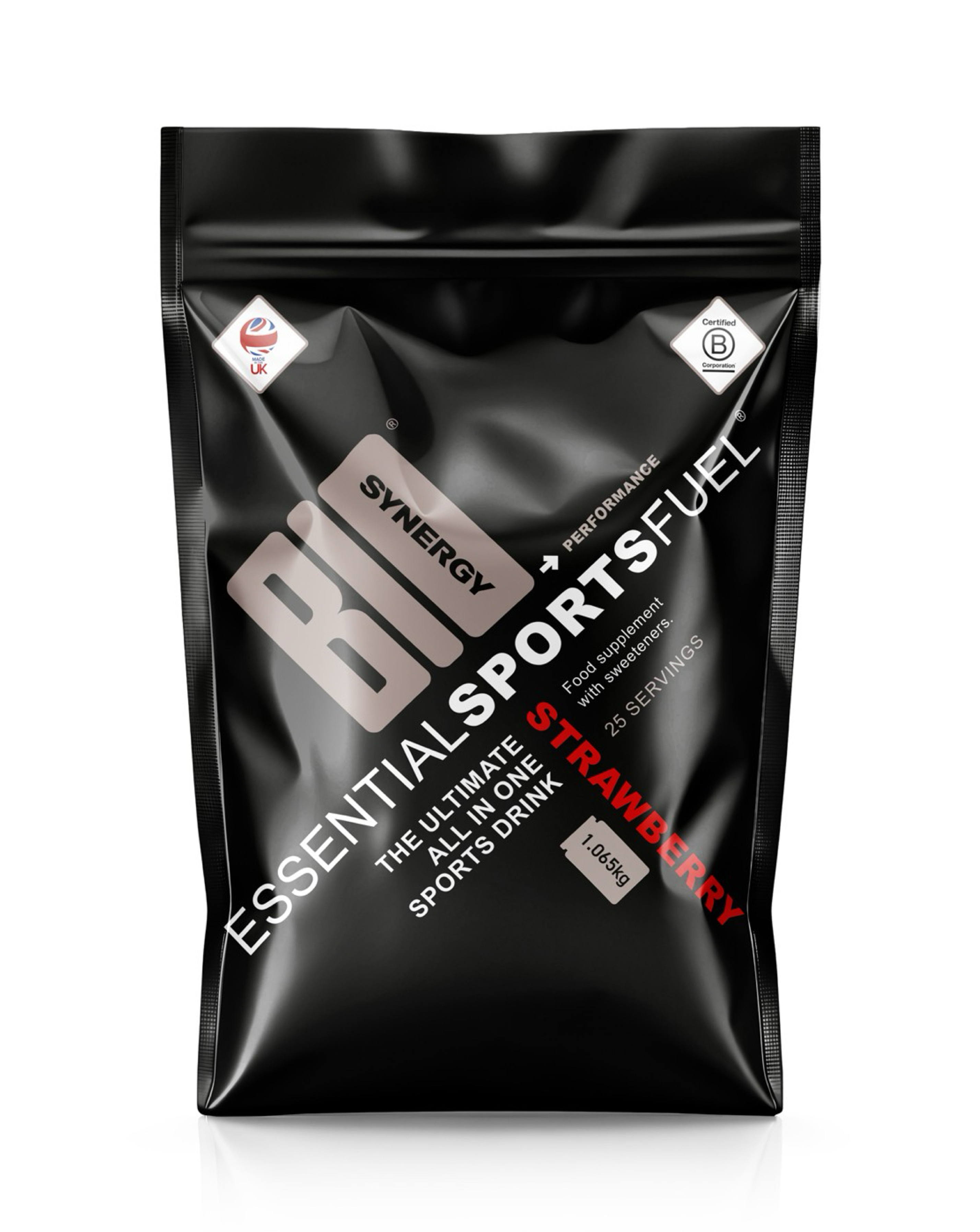 Bio-Synergy Essential Sports Fuel Protein Powder Strawberry - 1.065kg