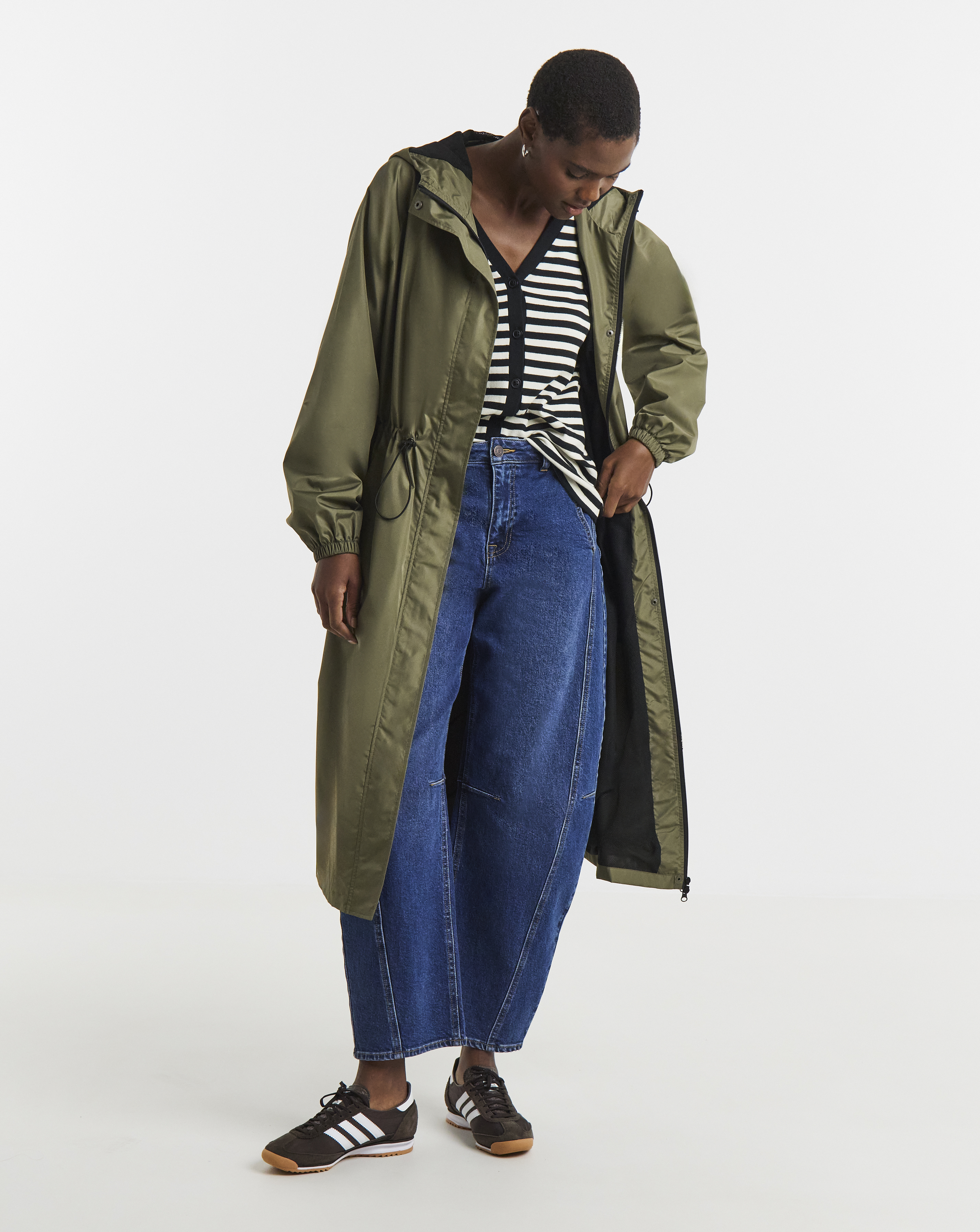 New In - Longline Lightweight Raincoat