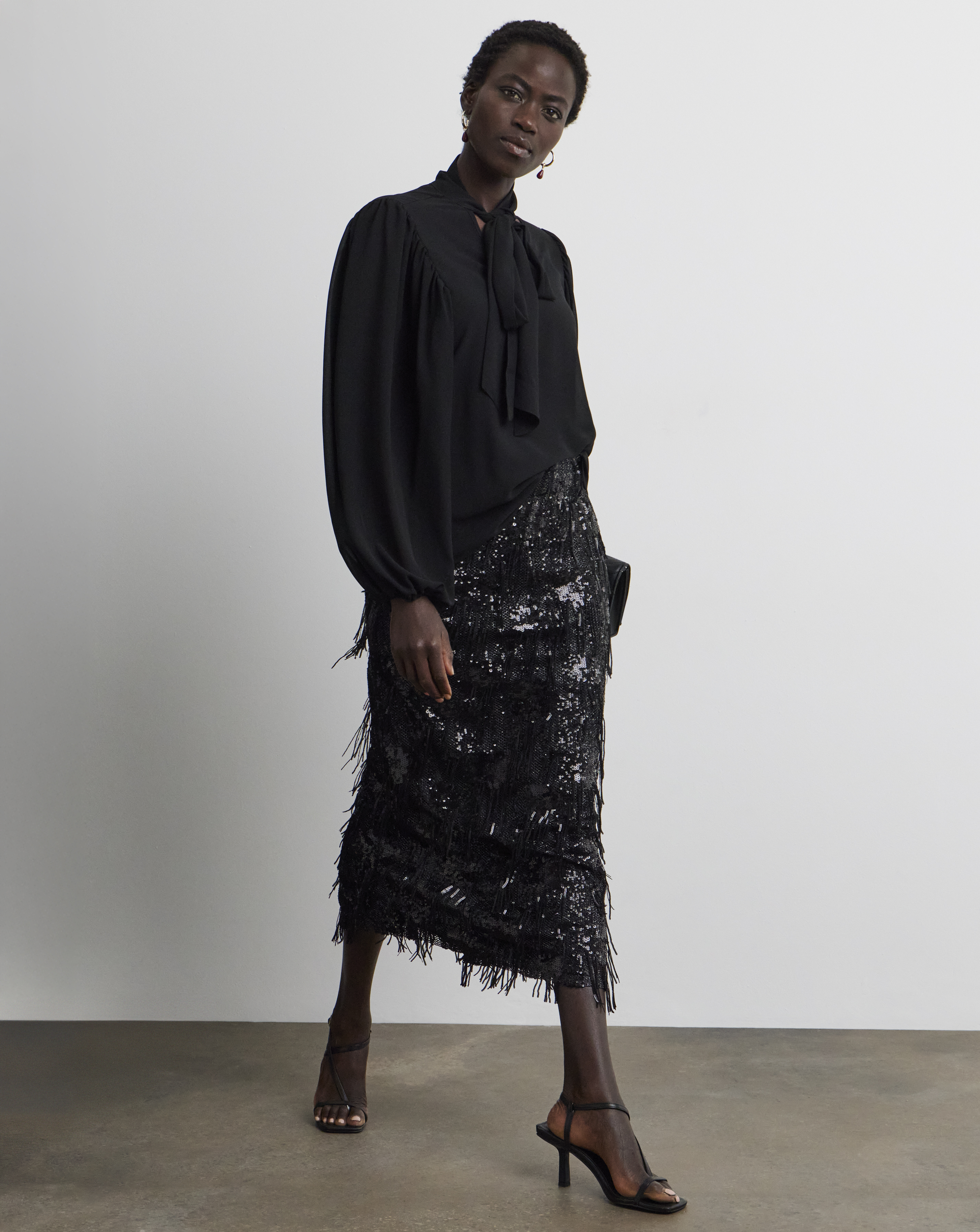 Joanna Hope Tassle Midi Skirt