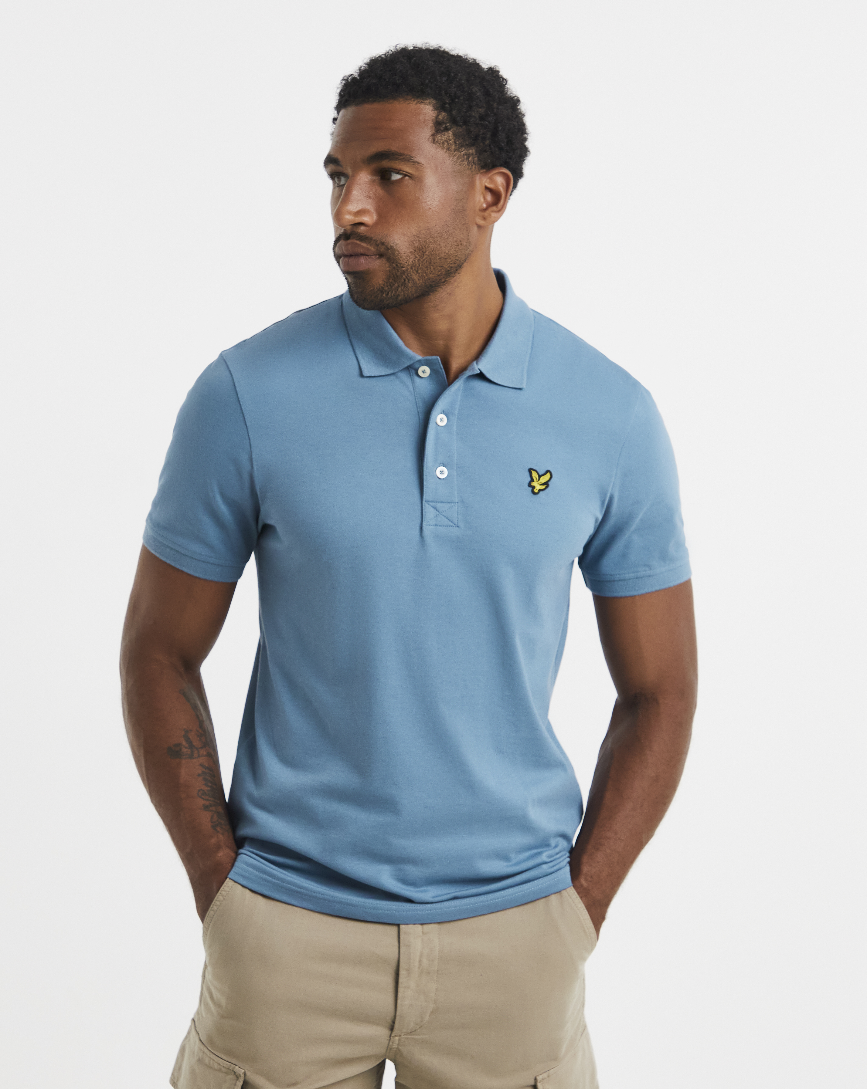 Lyle & Scott - Men's - Polo Shirt - 2XL - Blue