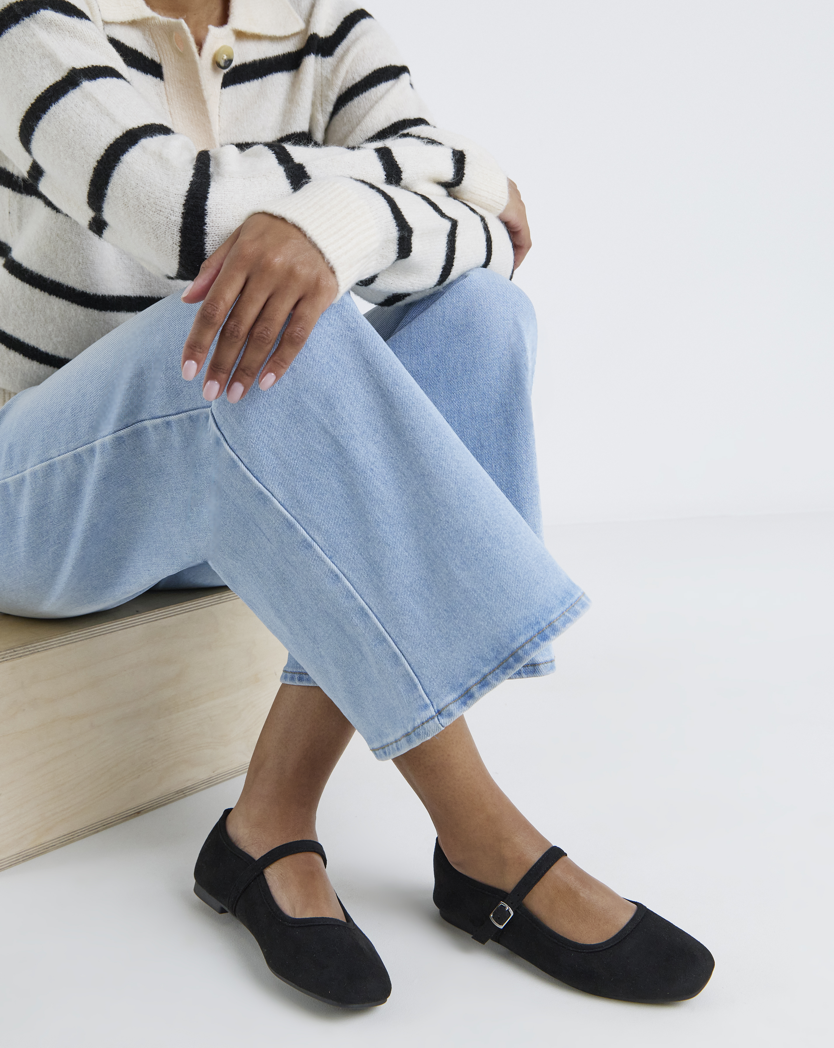 New In - Mary Jane Flat Shoe Wide