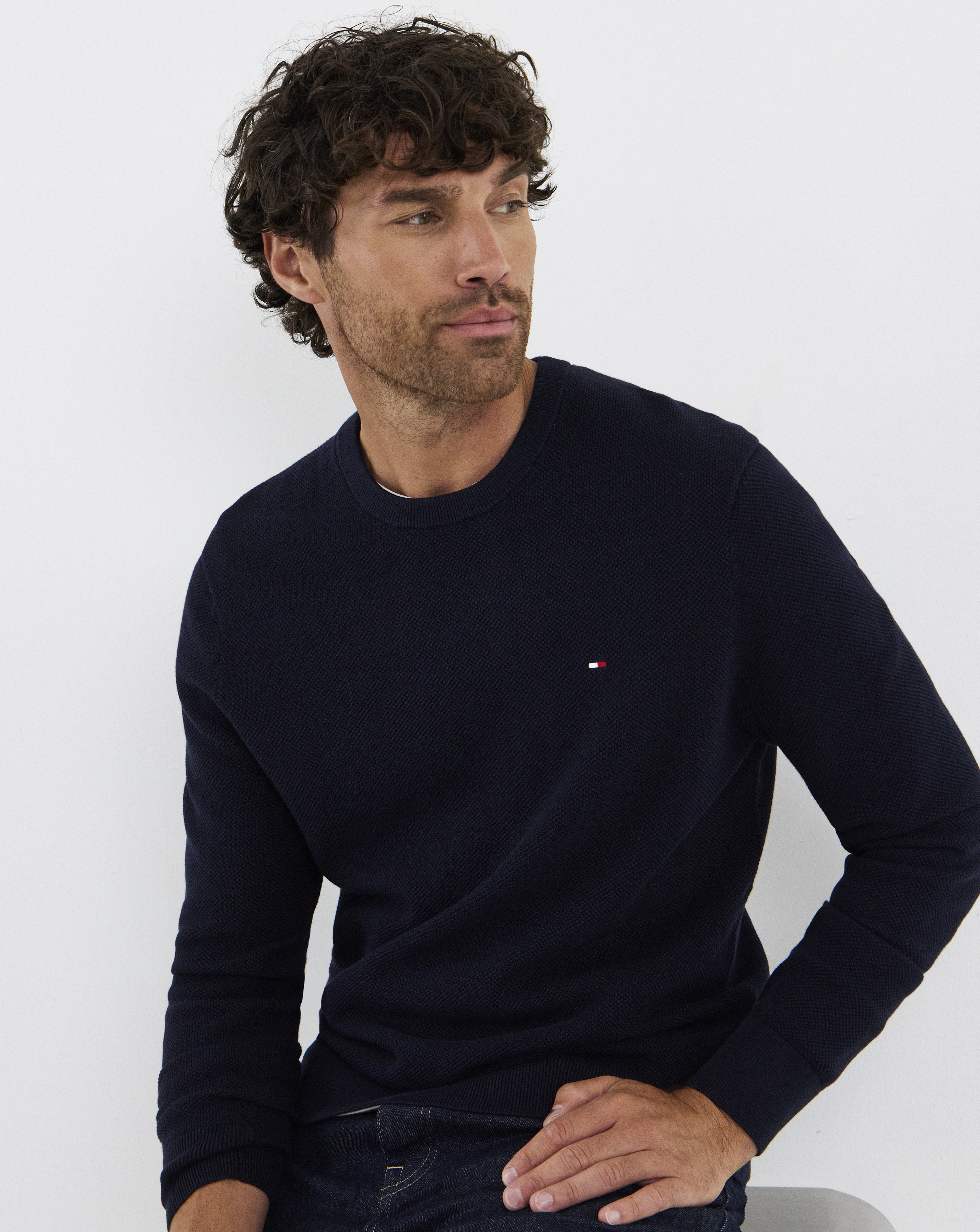 Tommy Hilfiger Men's Desert Sky Crew Neck Jumper - Image 8