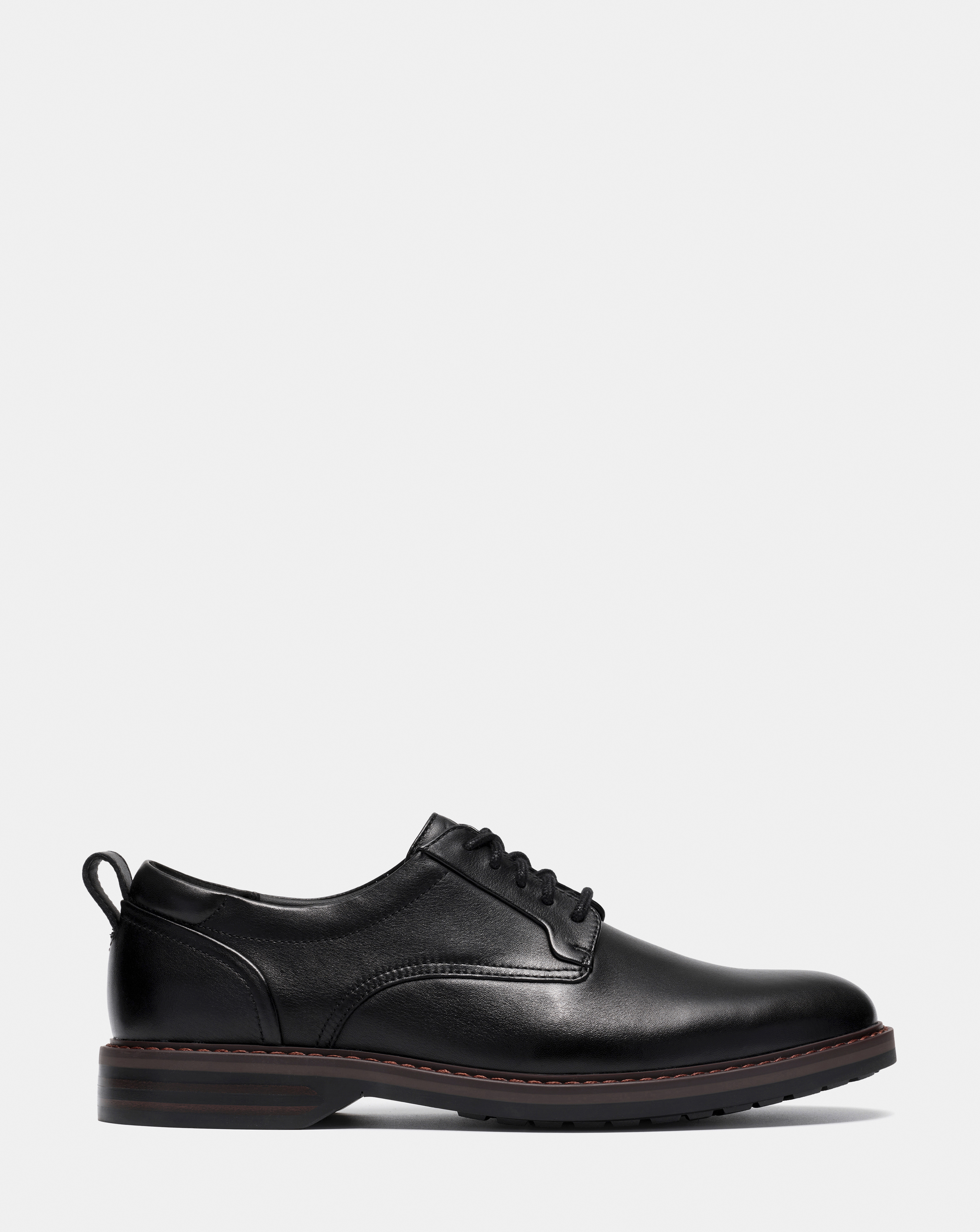 Clarks Aldwin 2 Men's Leather Derby Shoes in Black, Size 8
