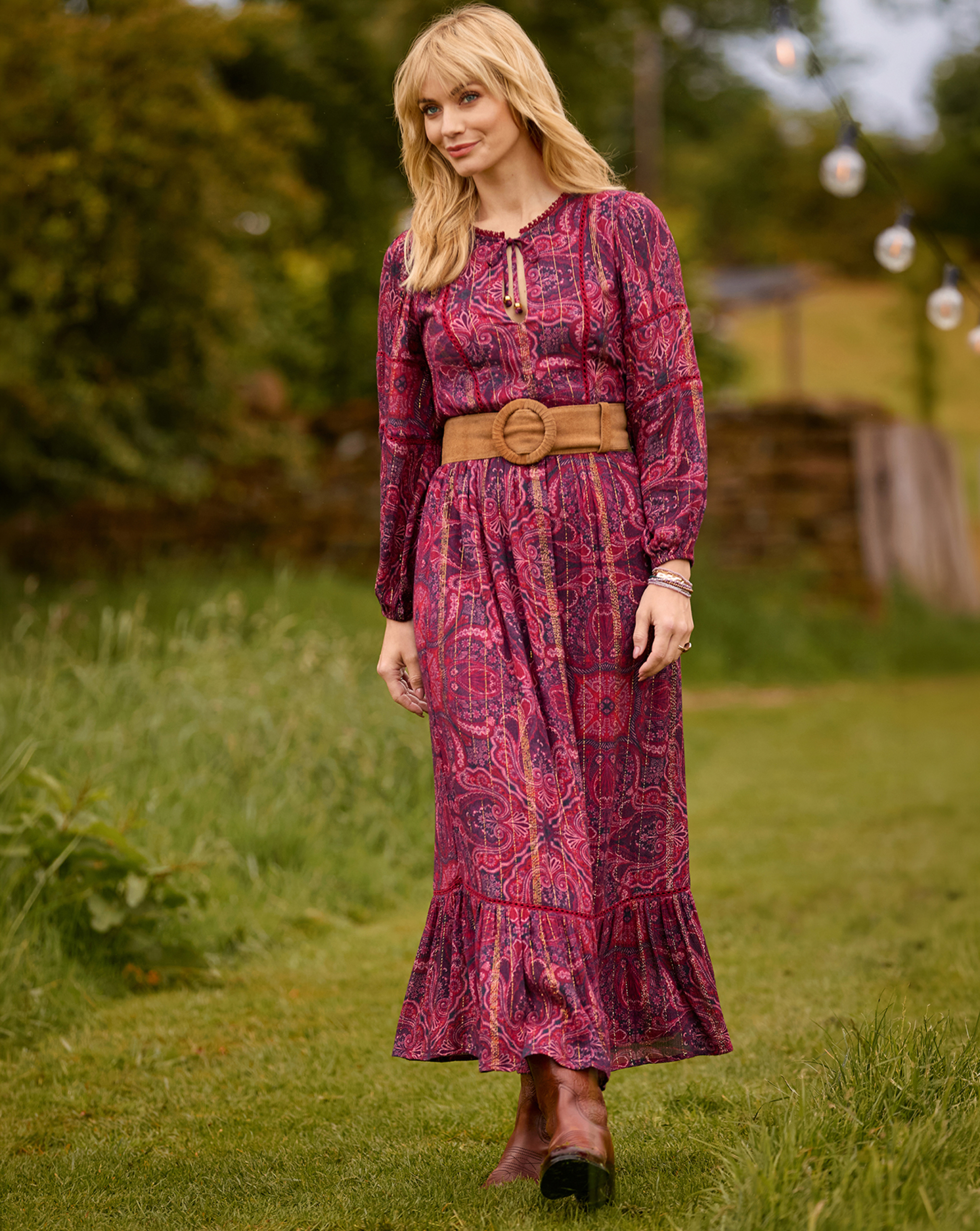 Joe Browns Long Sleeve Maxi Dress