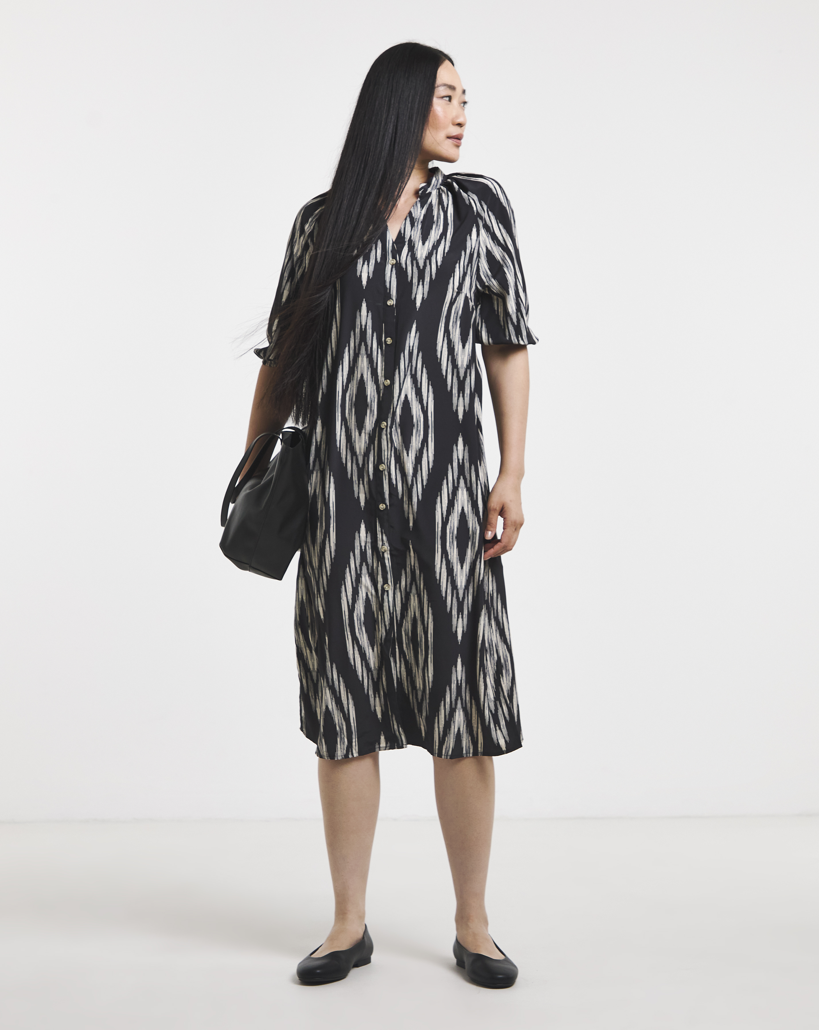 Printed Kaftan Dress