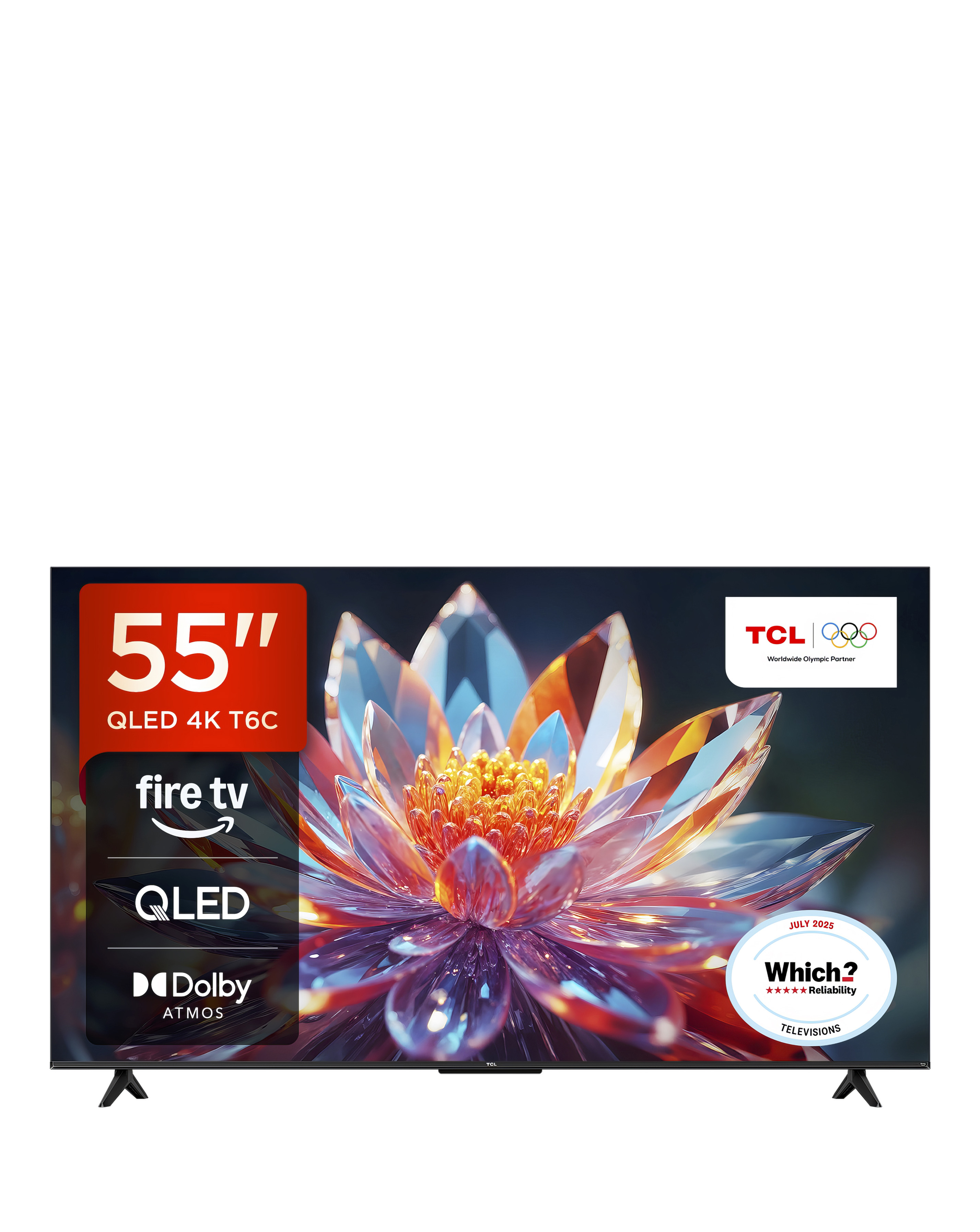 TCL 55T6CUK 55in 4K QLED Fire TV