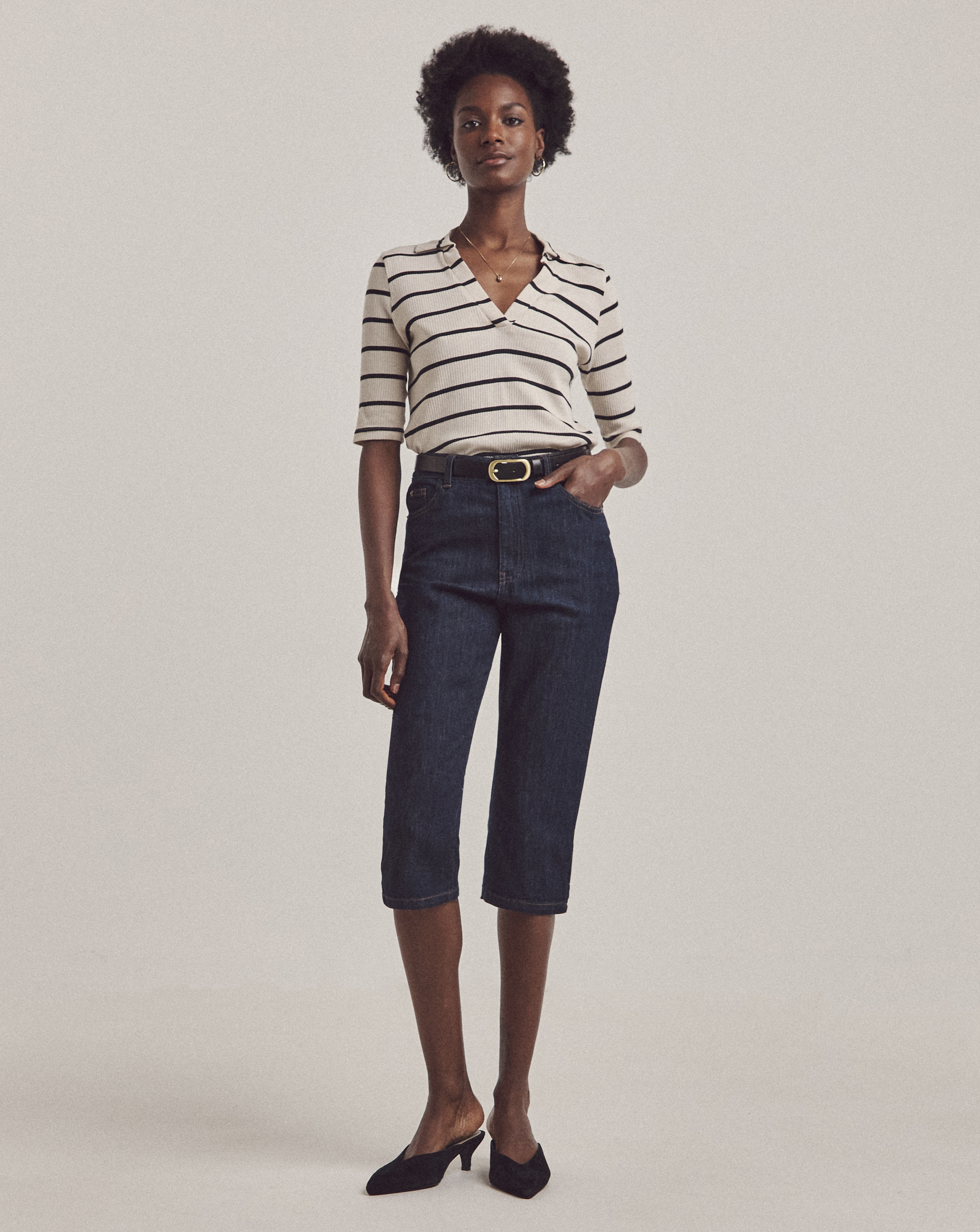 Anthology Indigo Capri