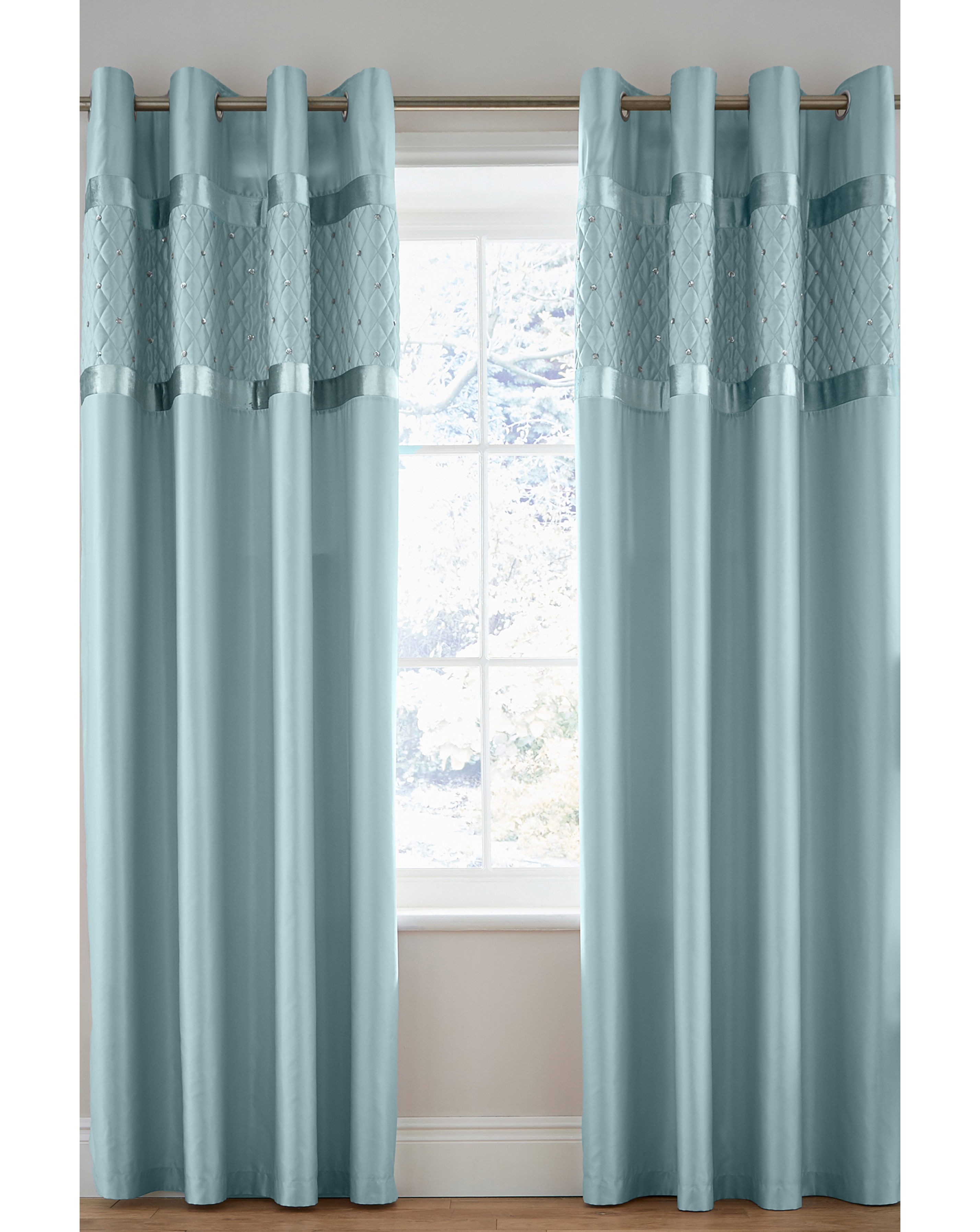 Catherine Lansfield Sequin Curtains