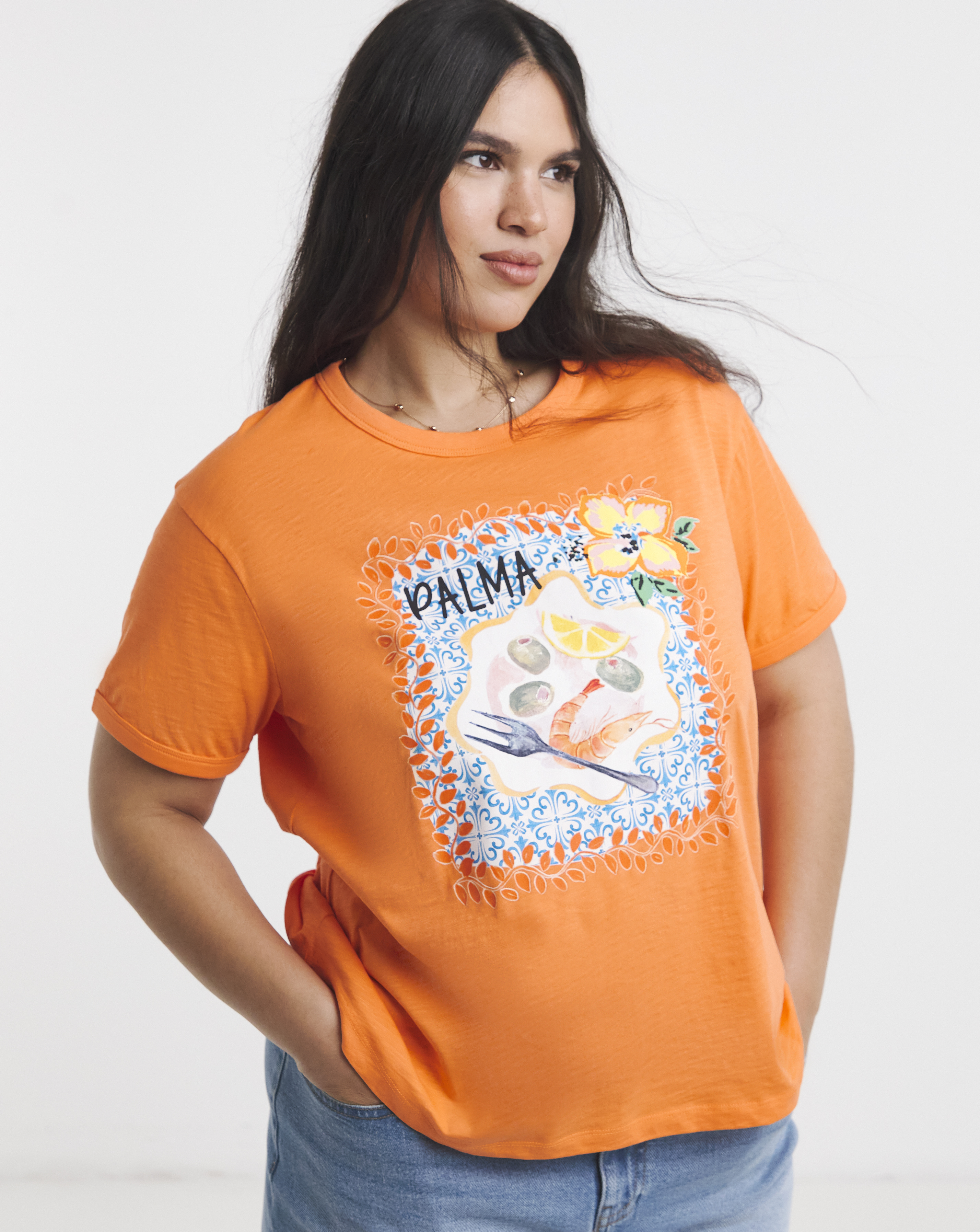 Palma Graphic Slim Fit T-Shirt