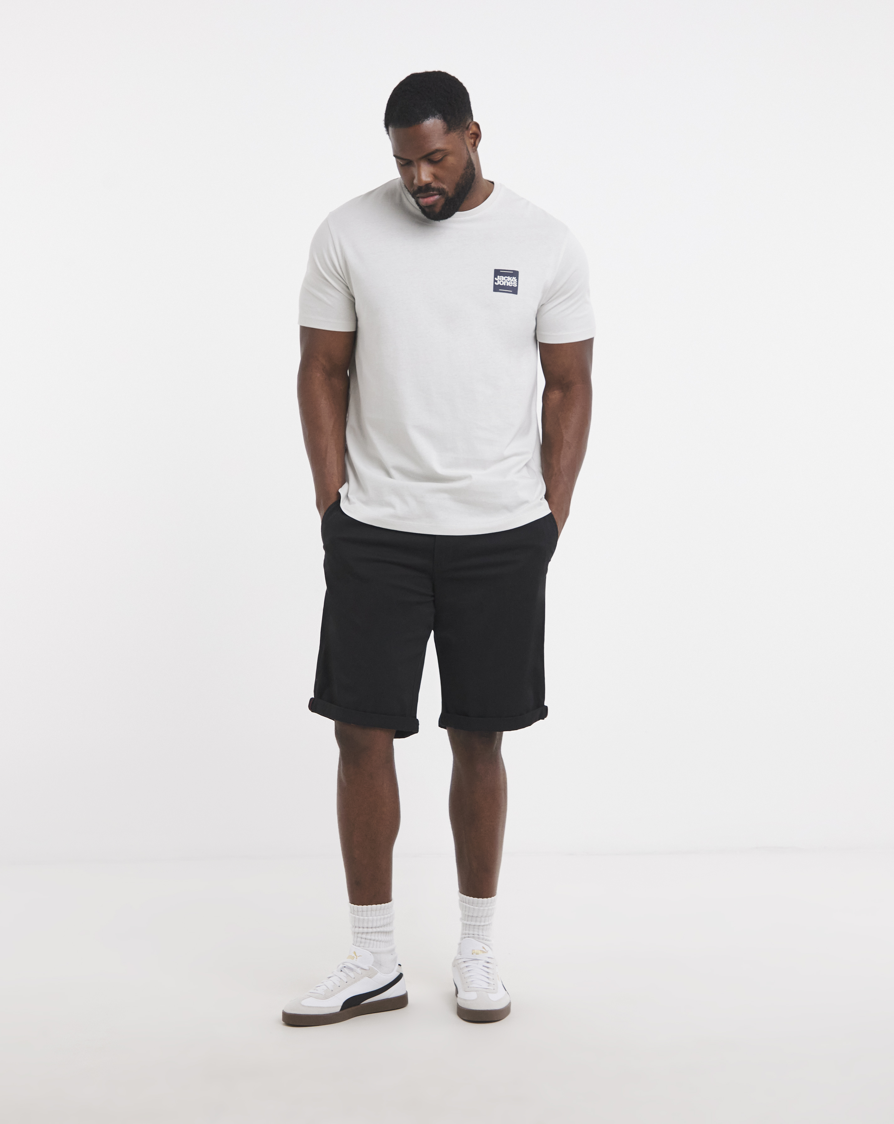 Jack & Jones Black Bowie Chino Short - Size 36