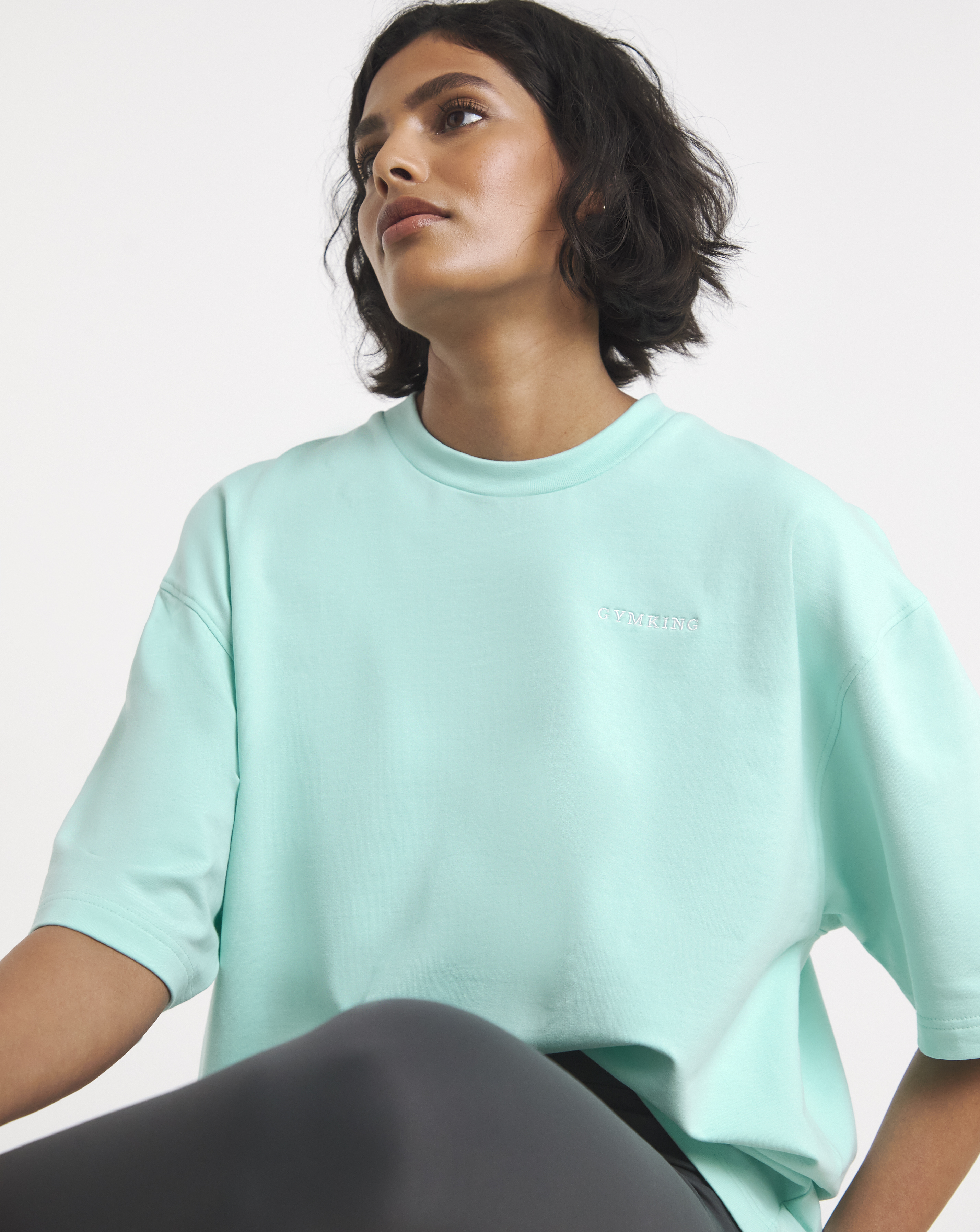 Gym King 365 Micro Loopback Boxy T-Shirt