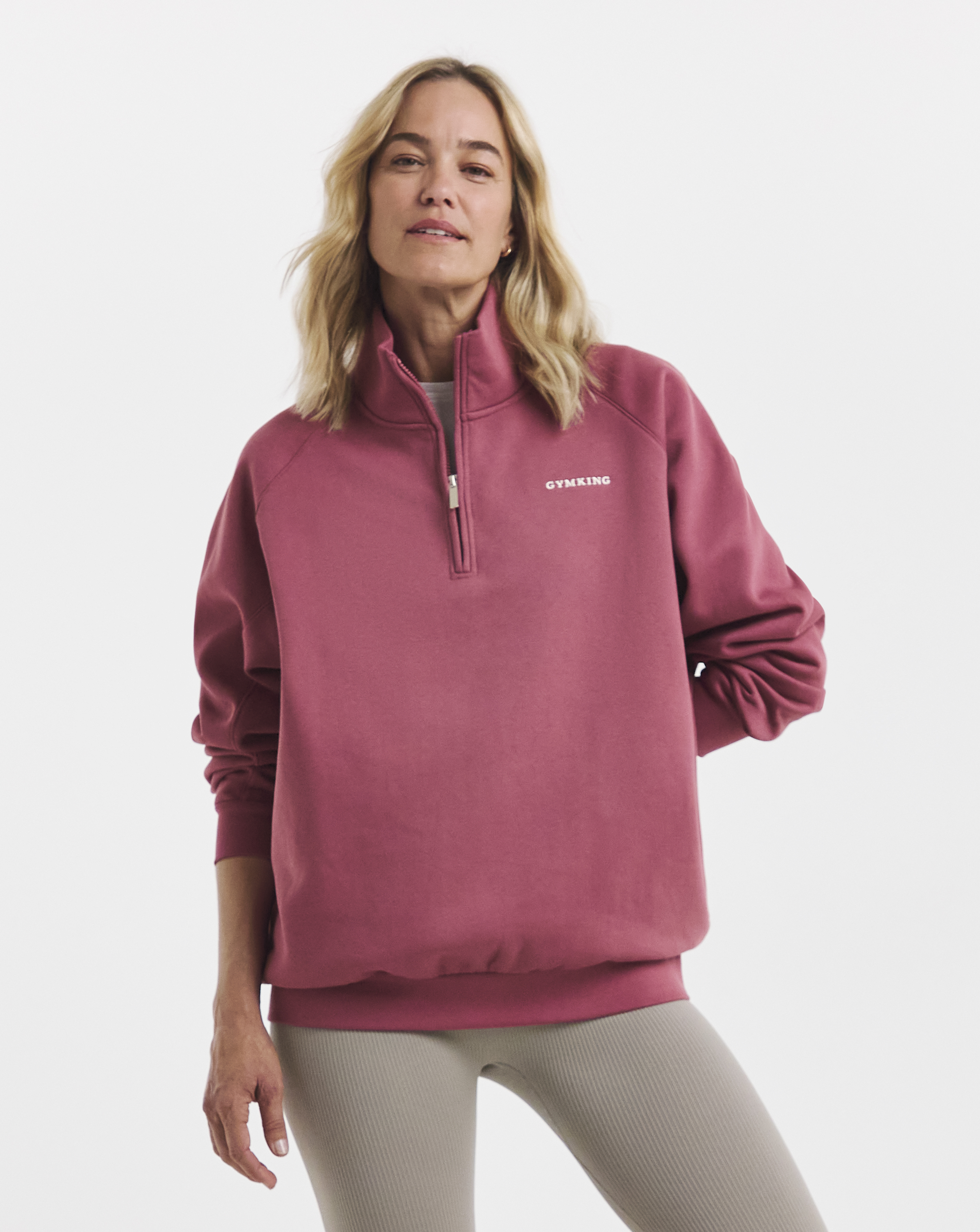 New In - Gym King 365 Raglan Sleeve Funnel Neck