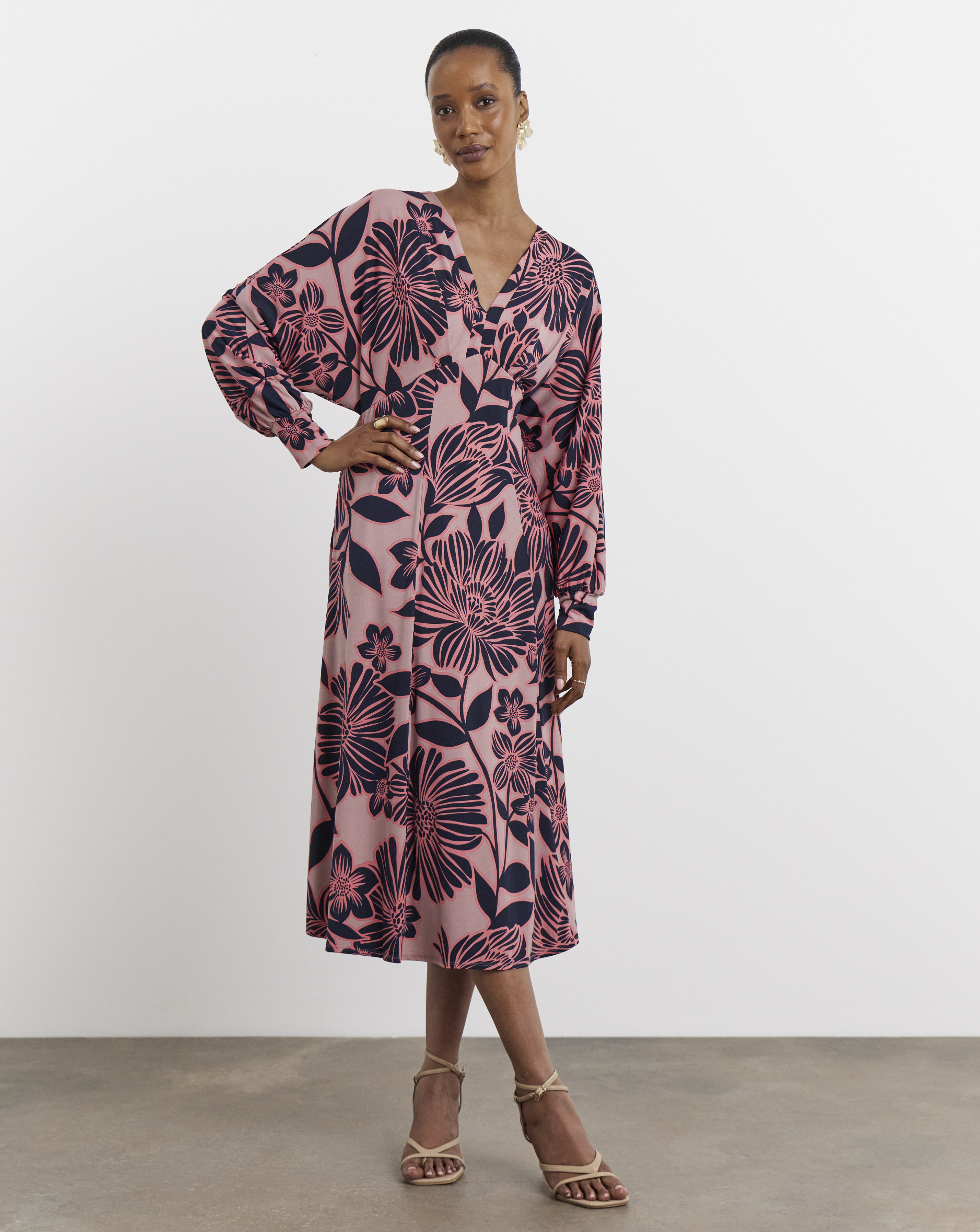 Joanna Hope Empire Jersey Midi Dress