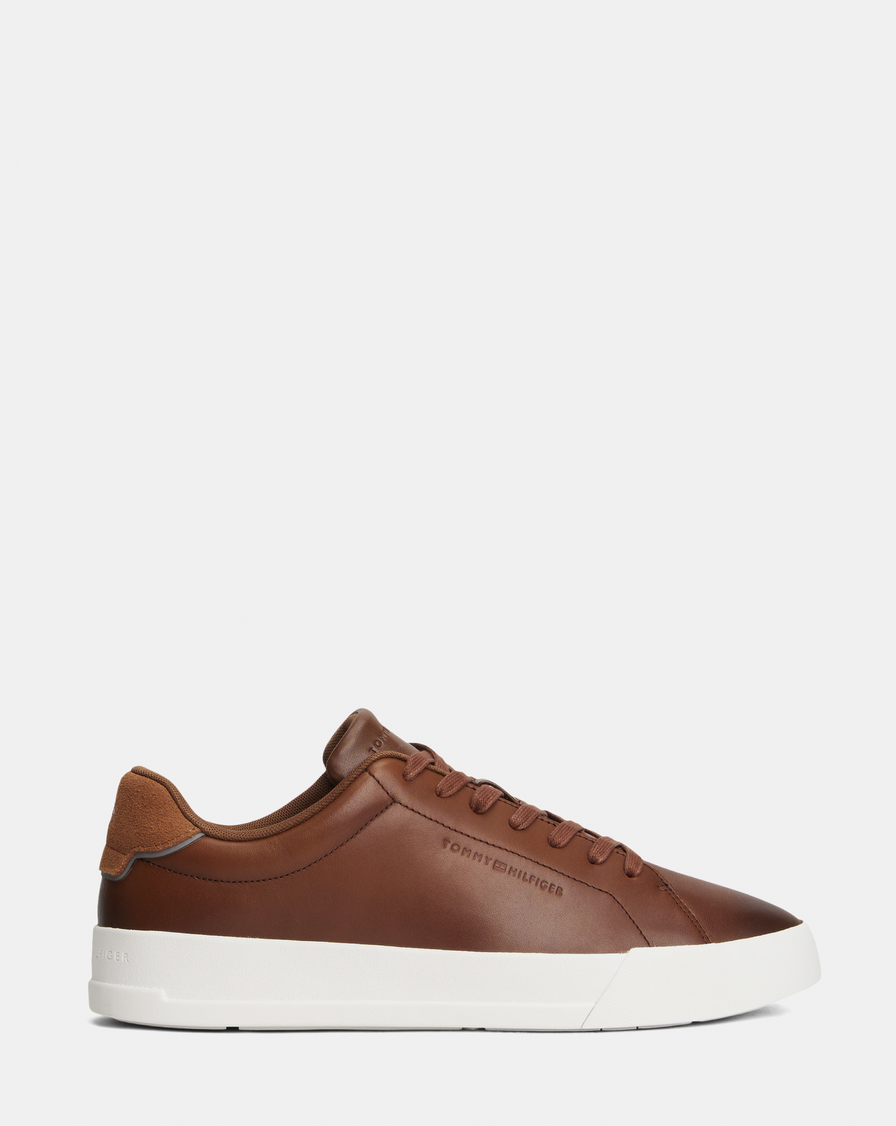 Tommy Hilfiger Court Trainers - Cognac