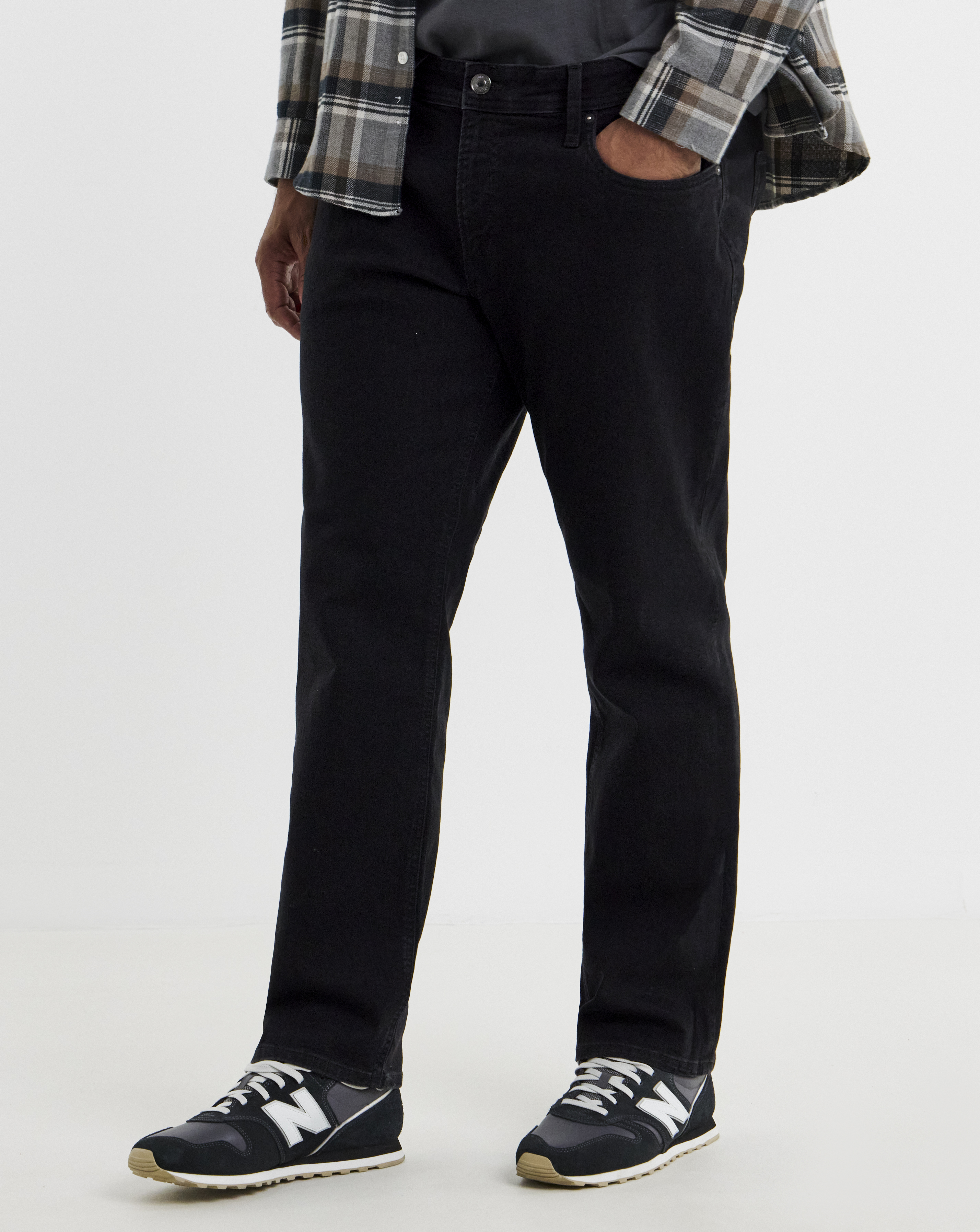 Jack & Jones - Men - Glenn Slim Fit Jeans - 54L - Black Denim