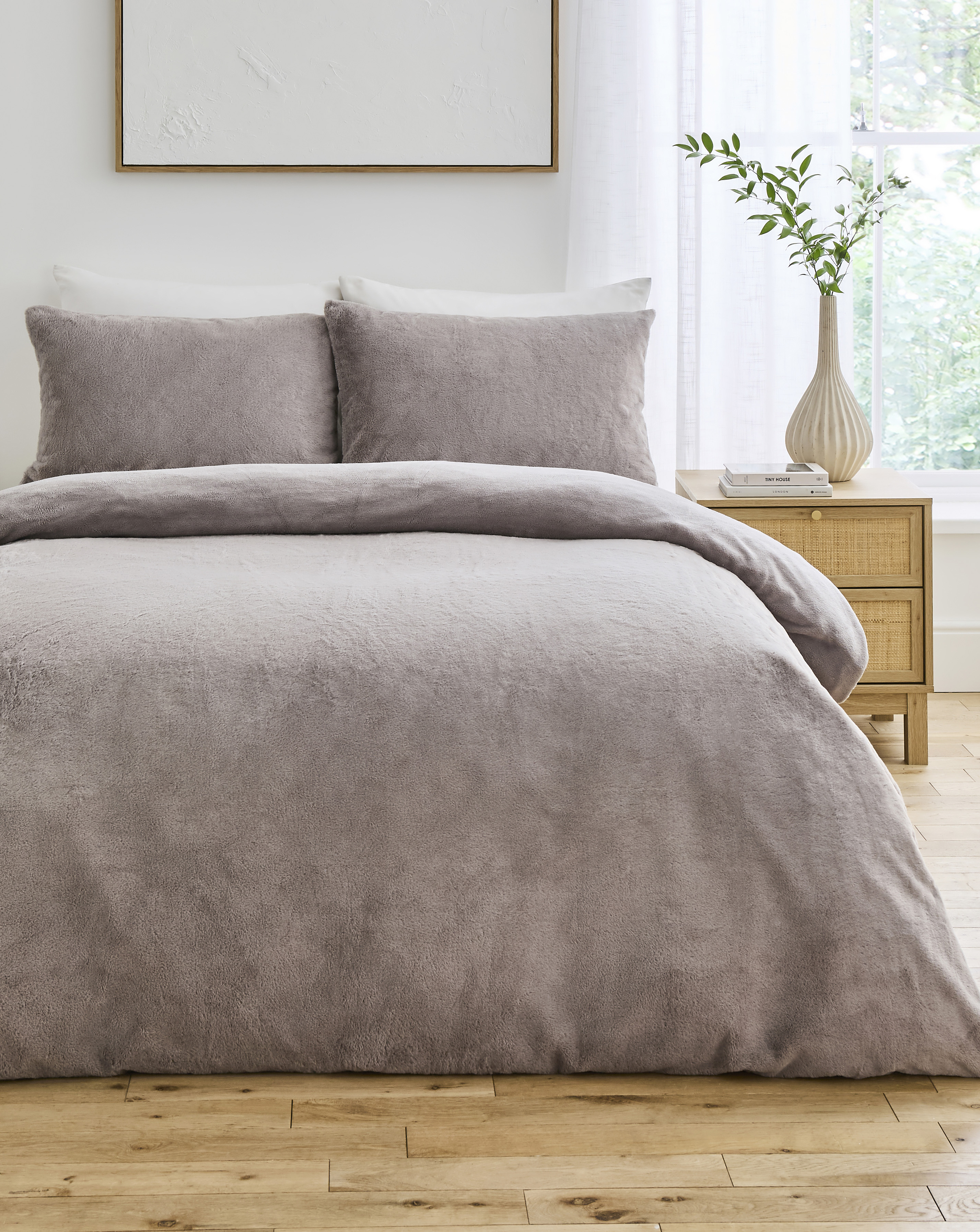 Luxe Faux Fur Duvet Cover Set