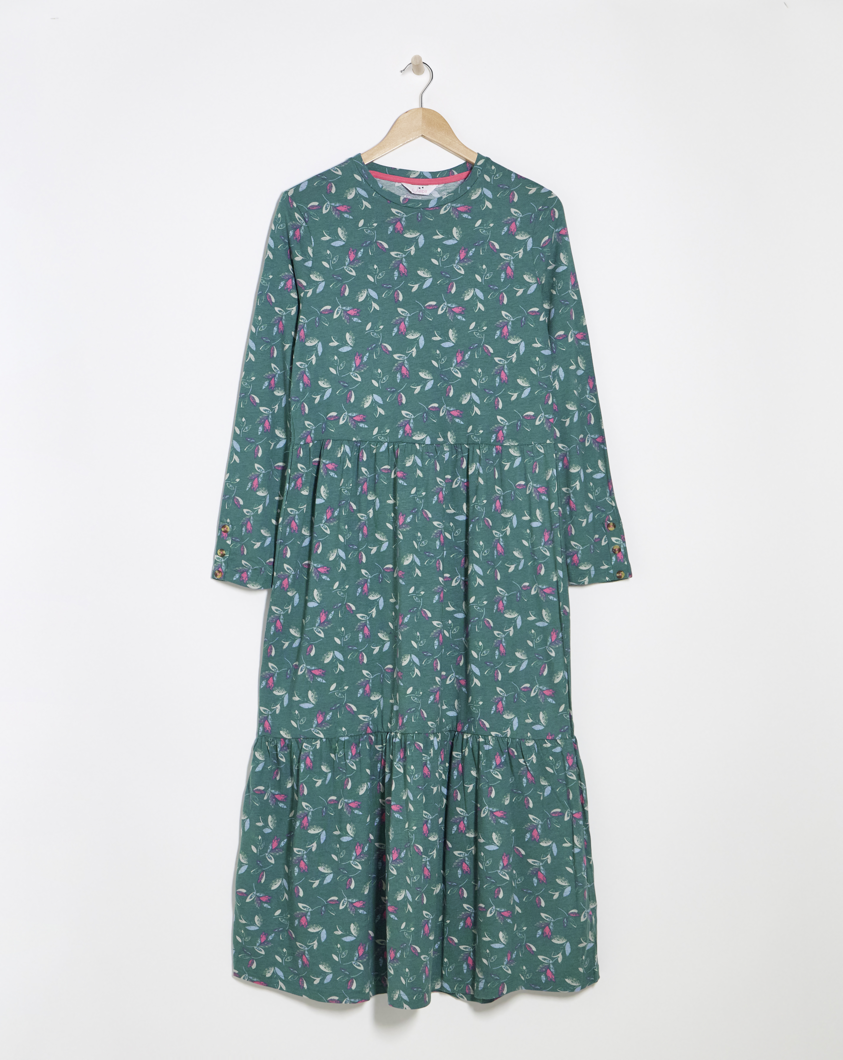 Julipa Tiered Midi Jersey Dress