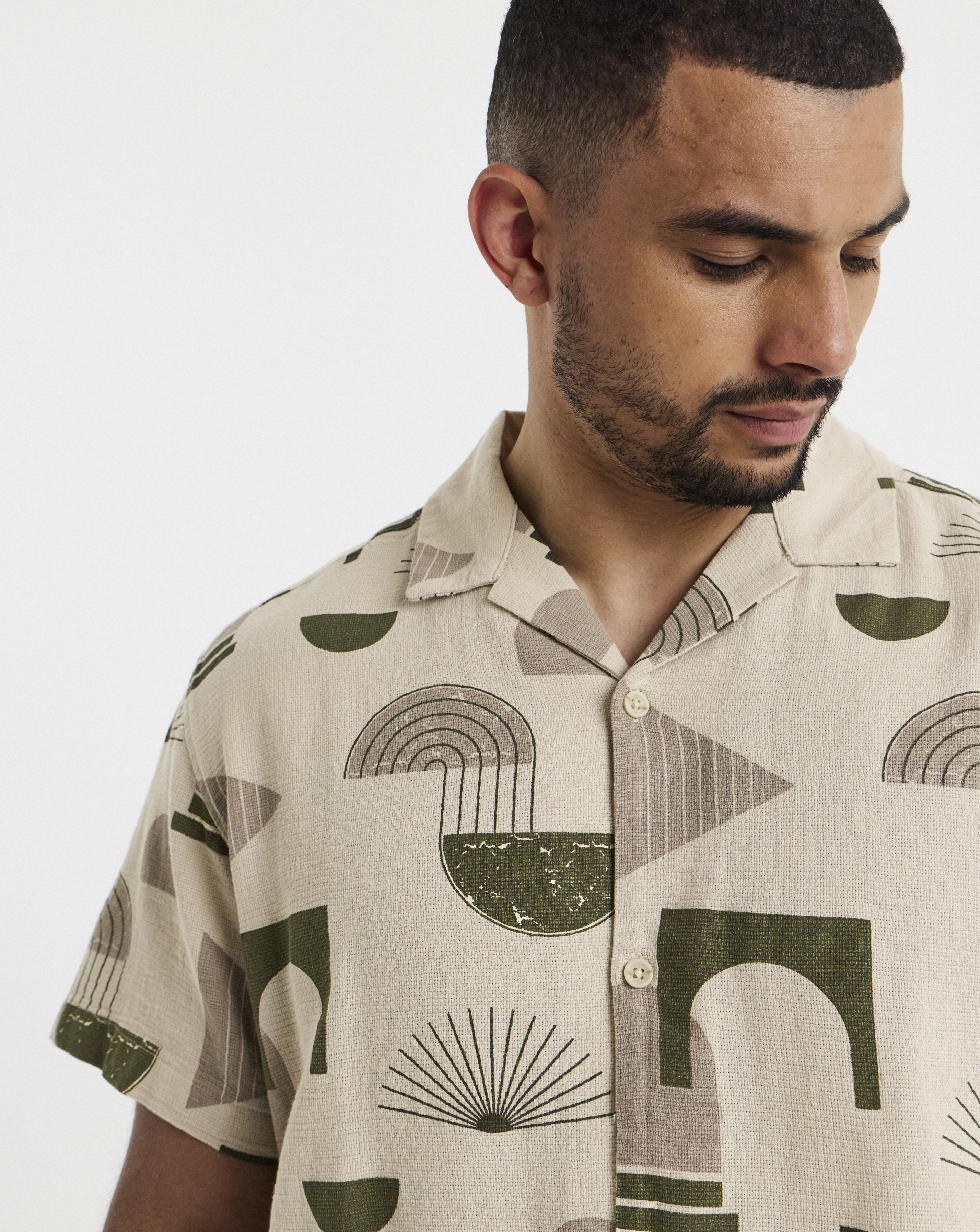 Jack & Jones Abstract Print Resort Shirt