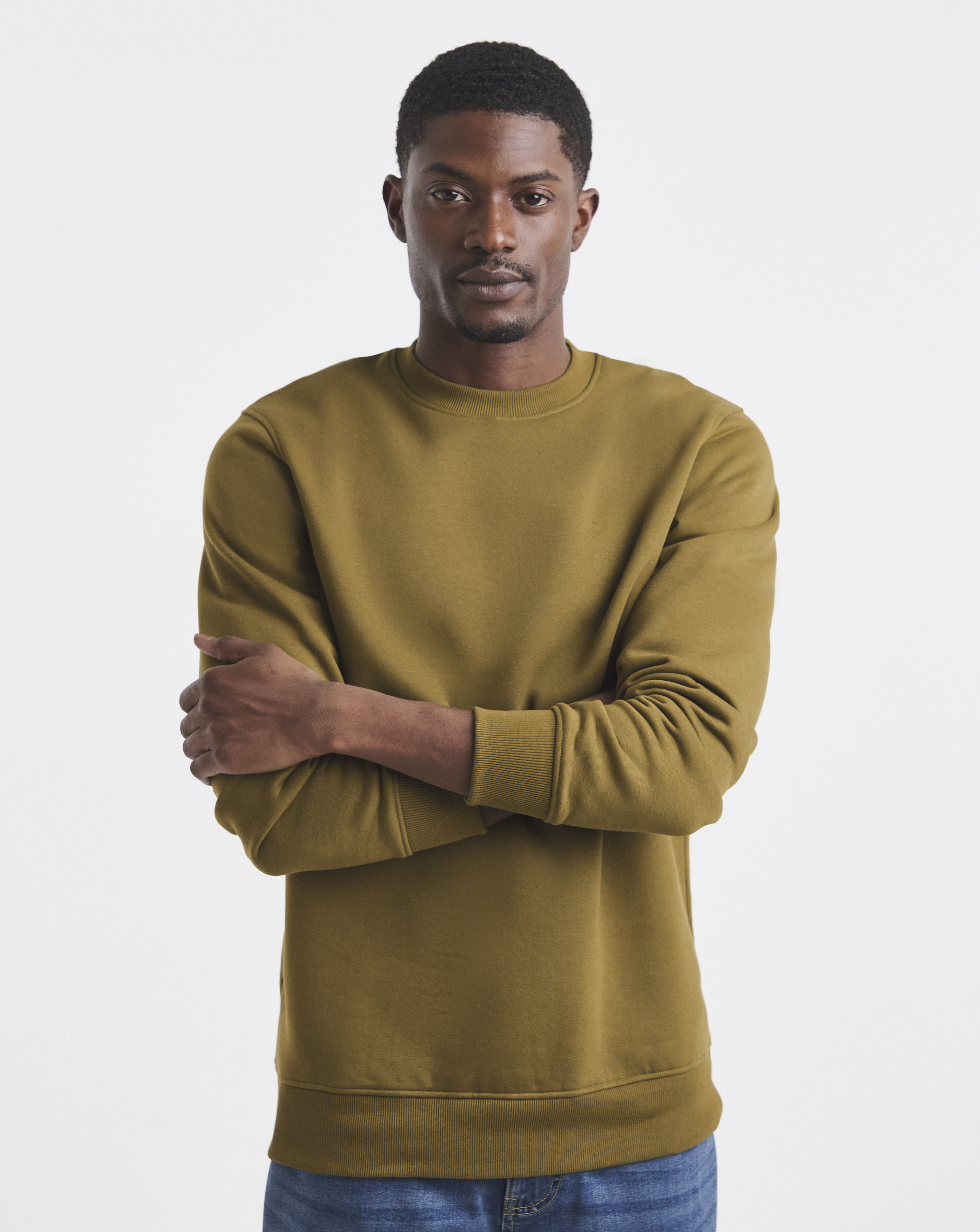 New In - Pure Cotton Crew Neck Sweatshirt