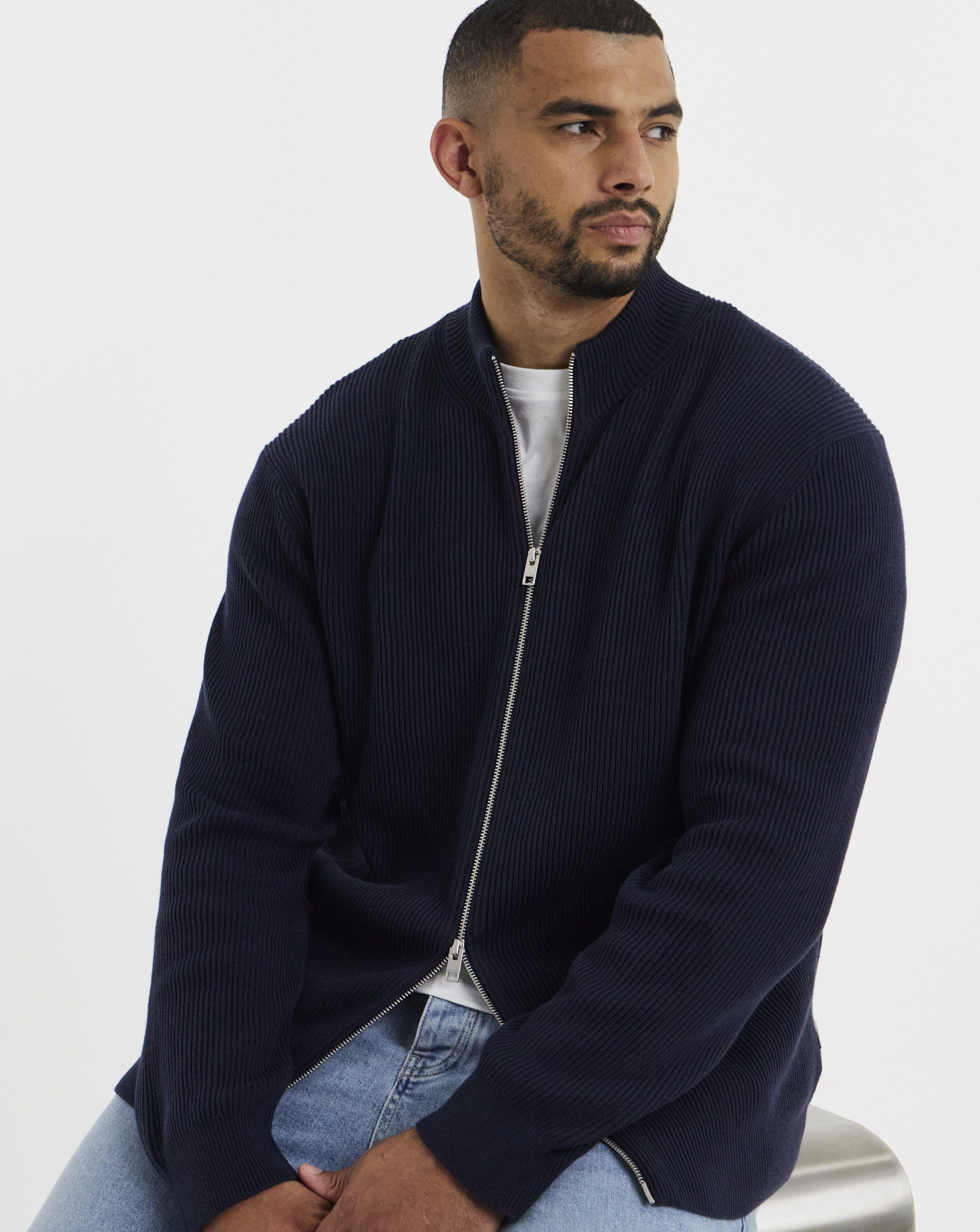 Jack & Jones Men's Perfect Full-Zip Cardigan