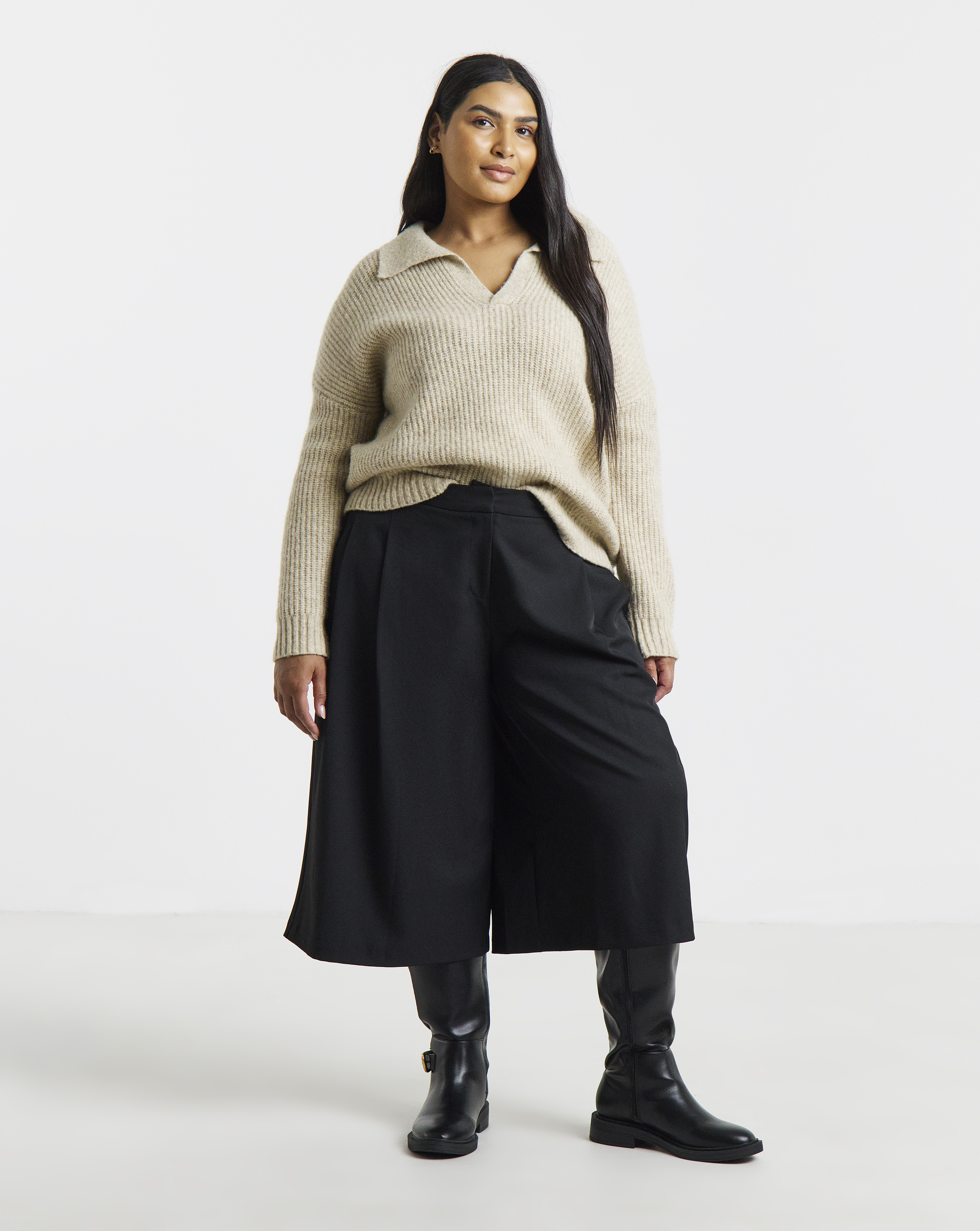 Simply Be Black Culotte