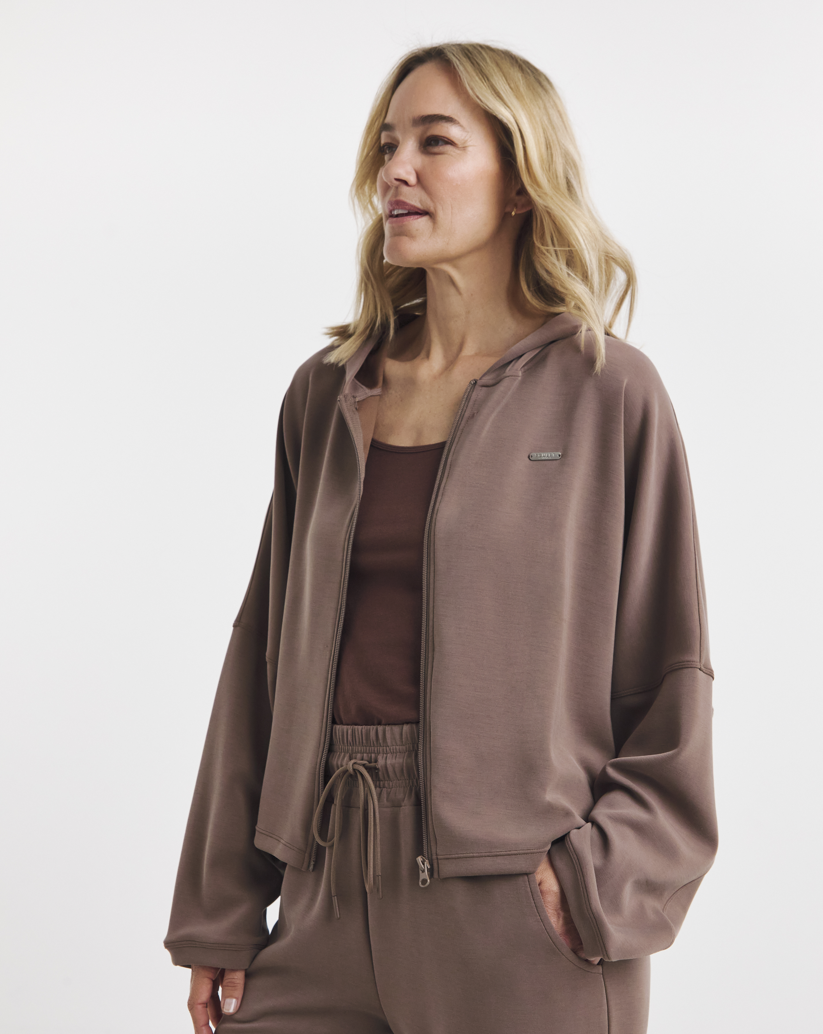 Sculpt Activewear Modal Zip Hoodie