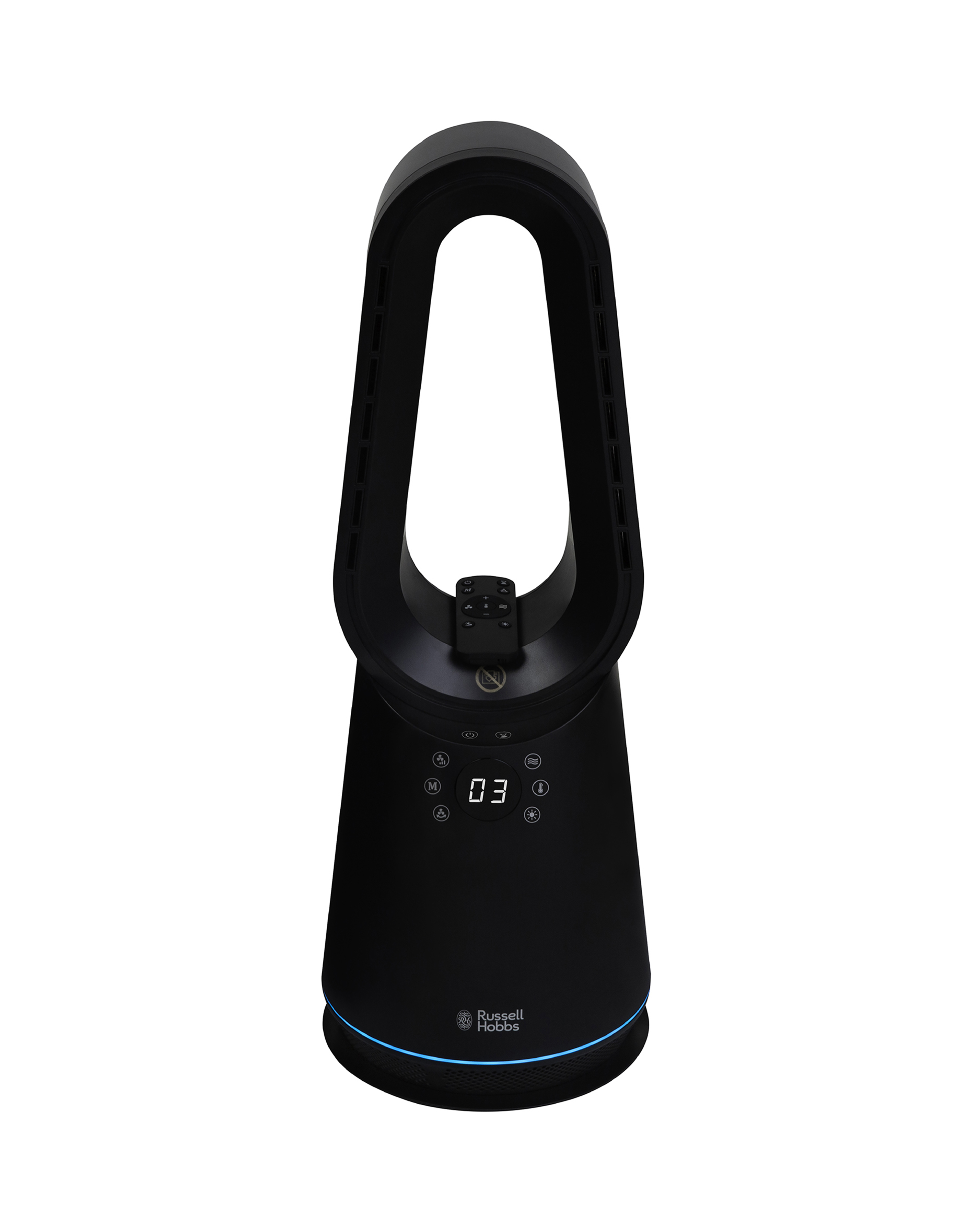 New In - RH Bladeless Fan & Heater - Black