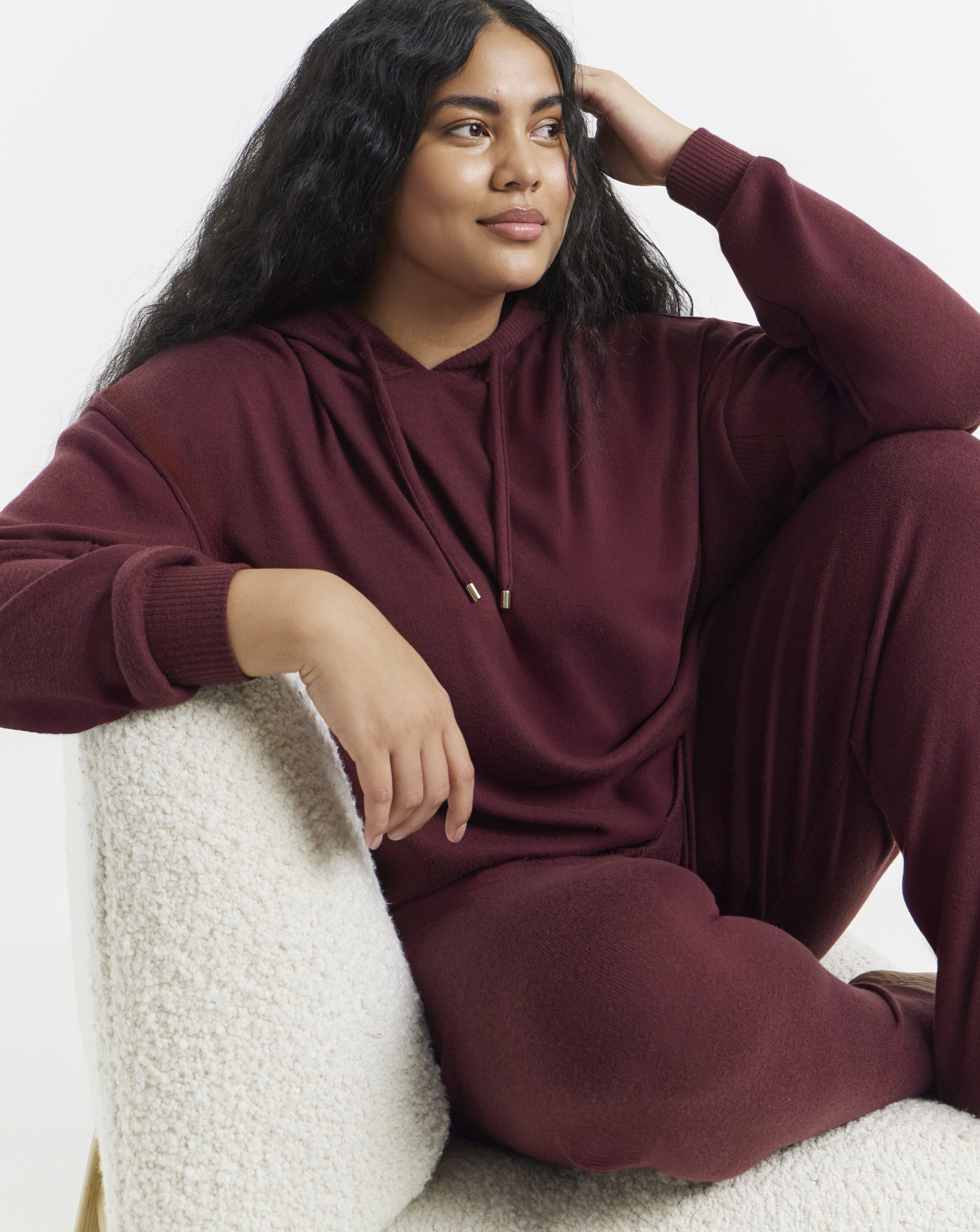 New In - Figleaves Ribbed Soft Hooded Lounge Set