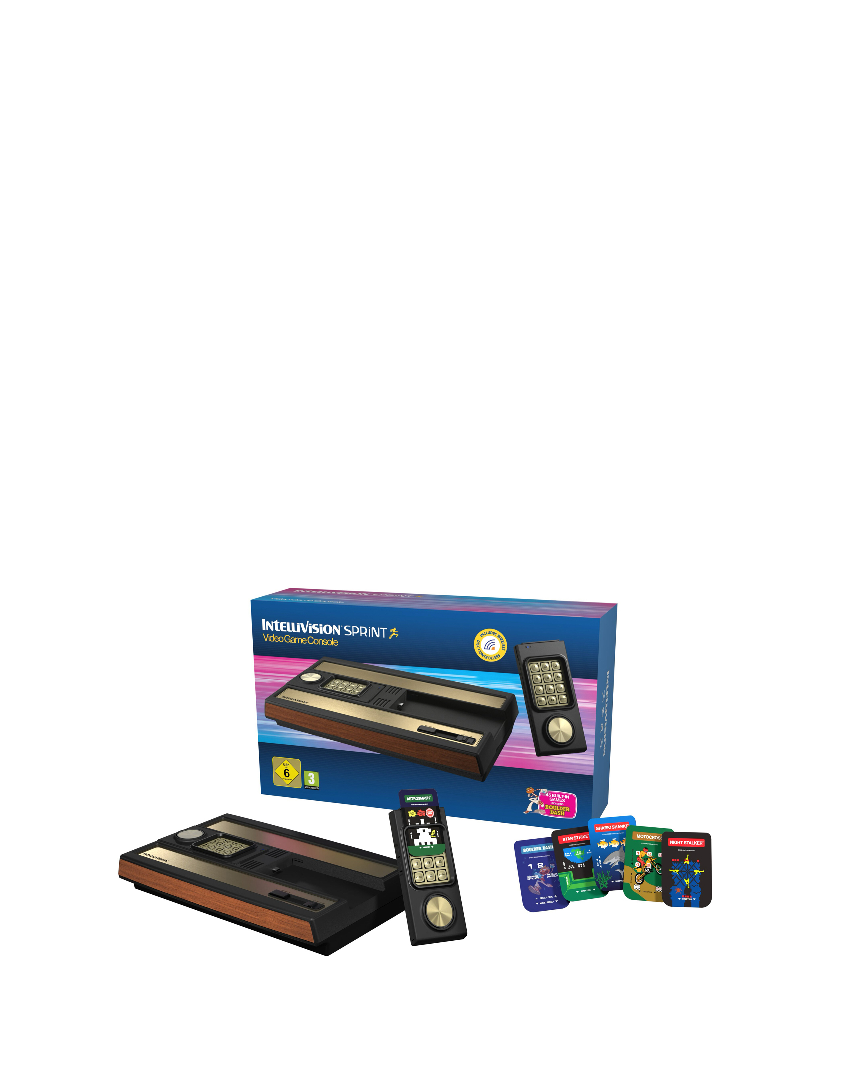 Intellivision Men's Sprint Video Game Console Size 45
