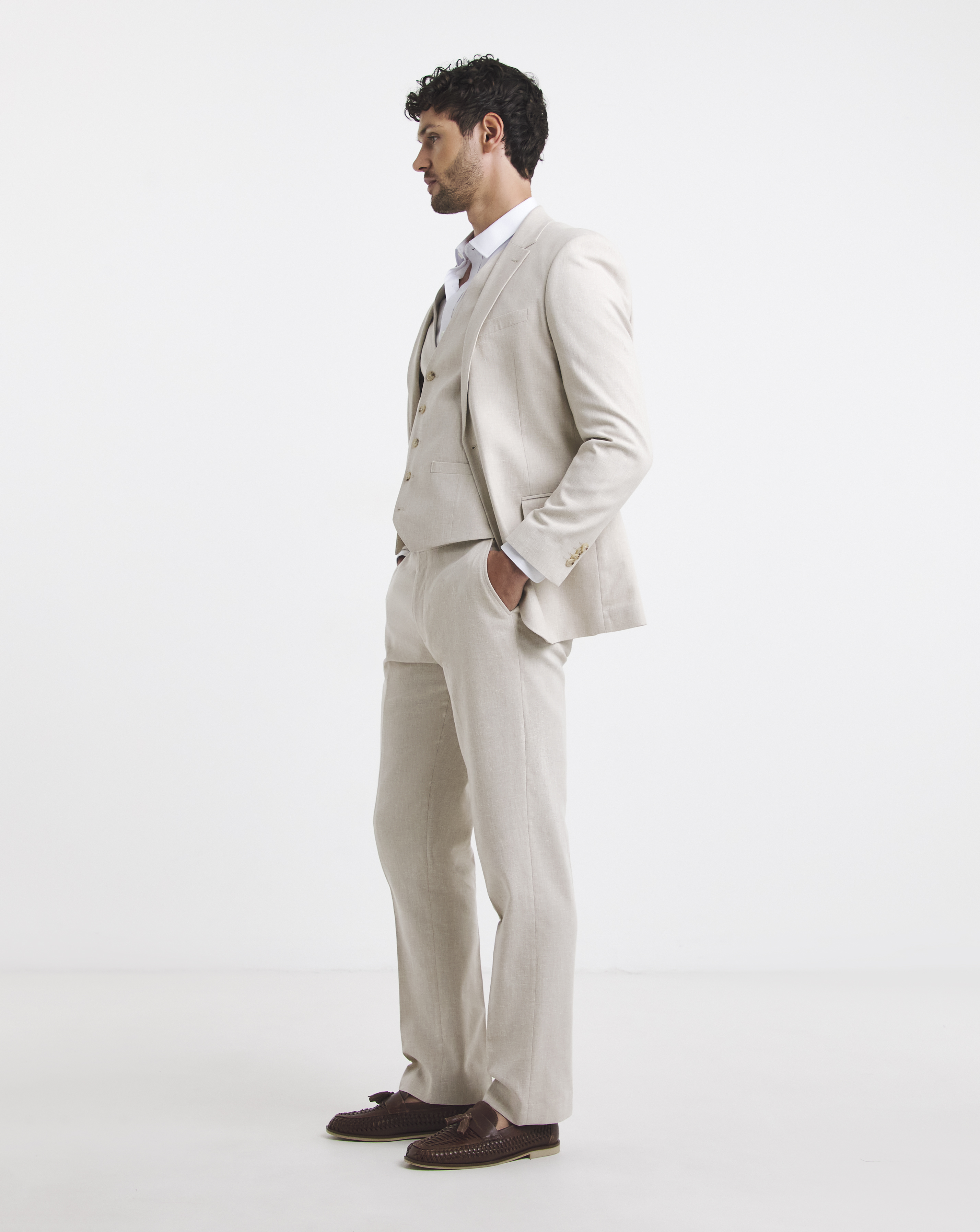 Linen Blend Trouser