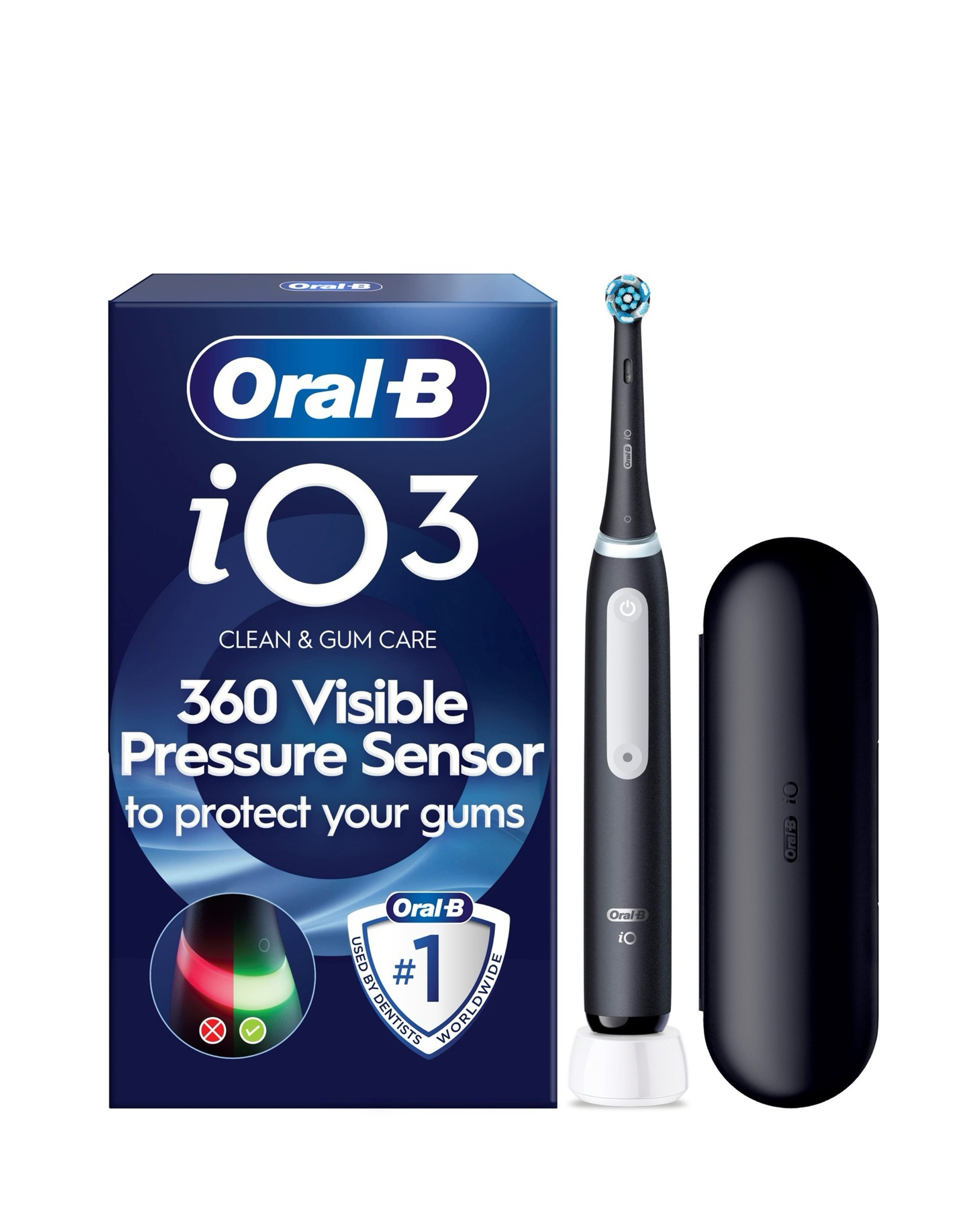 Oral-B iO Series 3 Electric Toothbrush with 1 Toothbrush Head 3 Modes - IO3BLK - Image 3