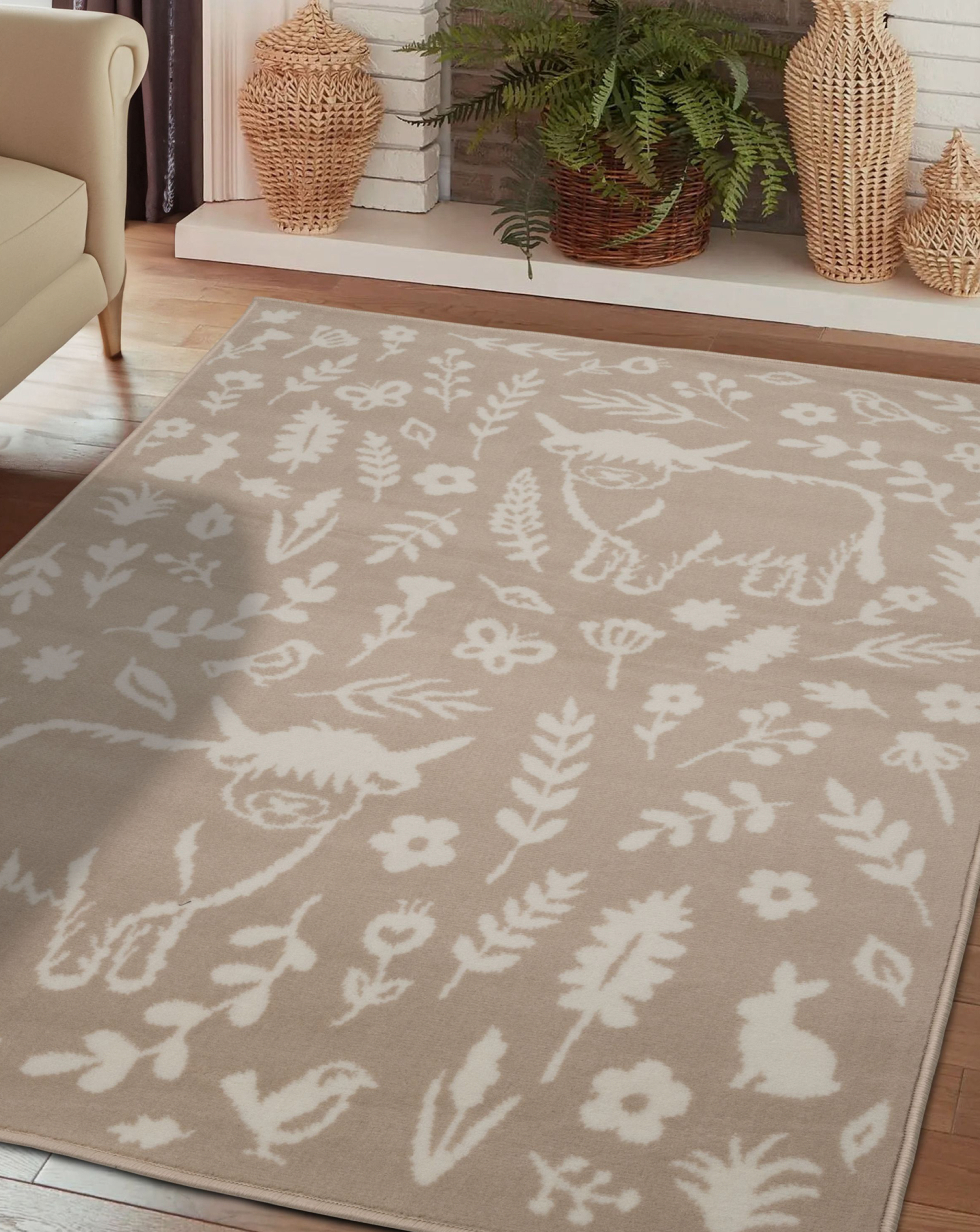 Homemaker - Maestro Highland Cow Rug - 120 x 170cm - Image 3