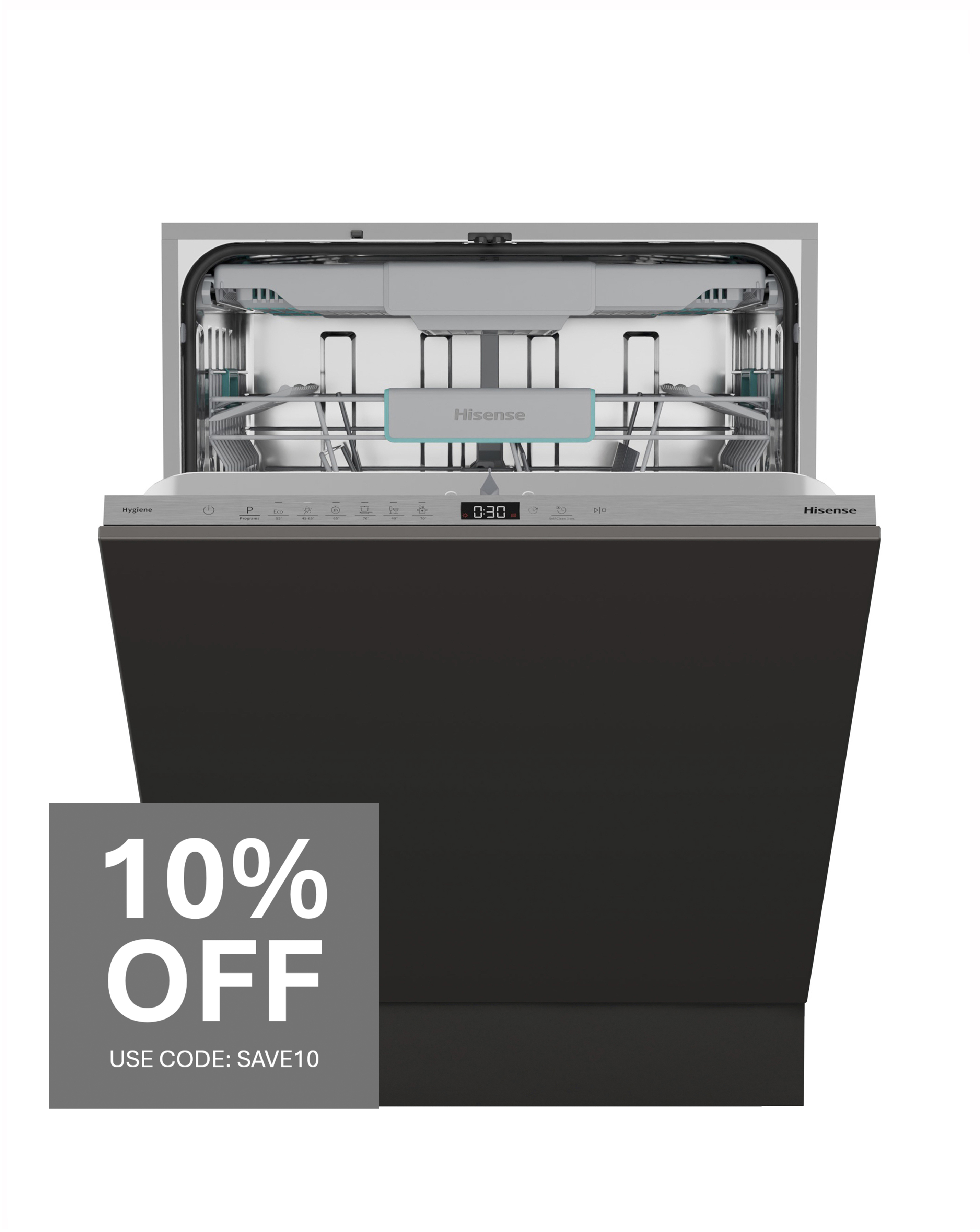 Hisense HV16CUK Integ Dishwash 16 Place