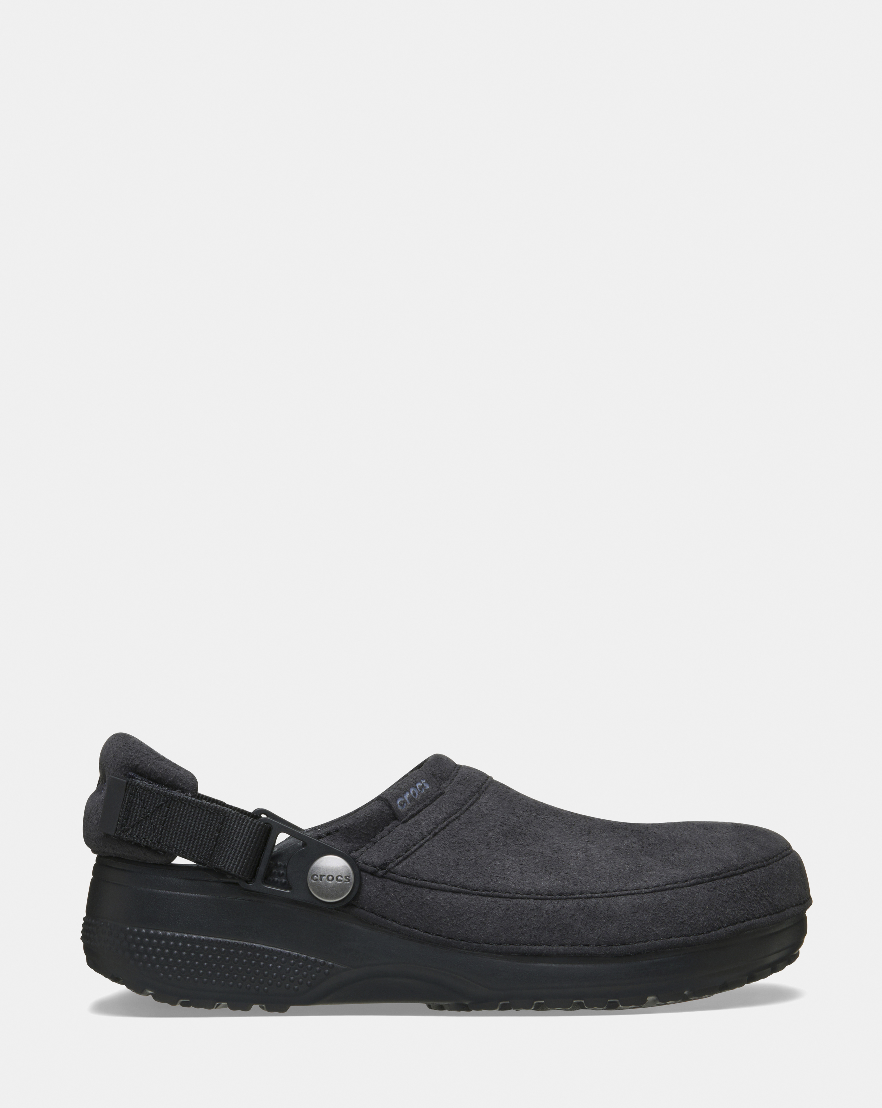Crocs Classic Vegan Suede Clog - Black