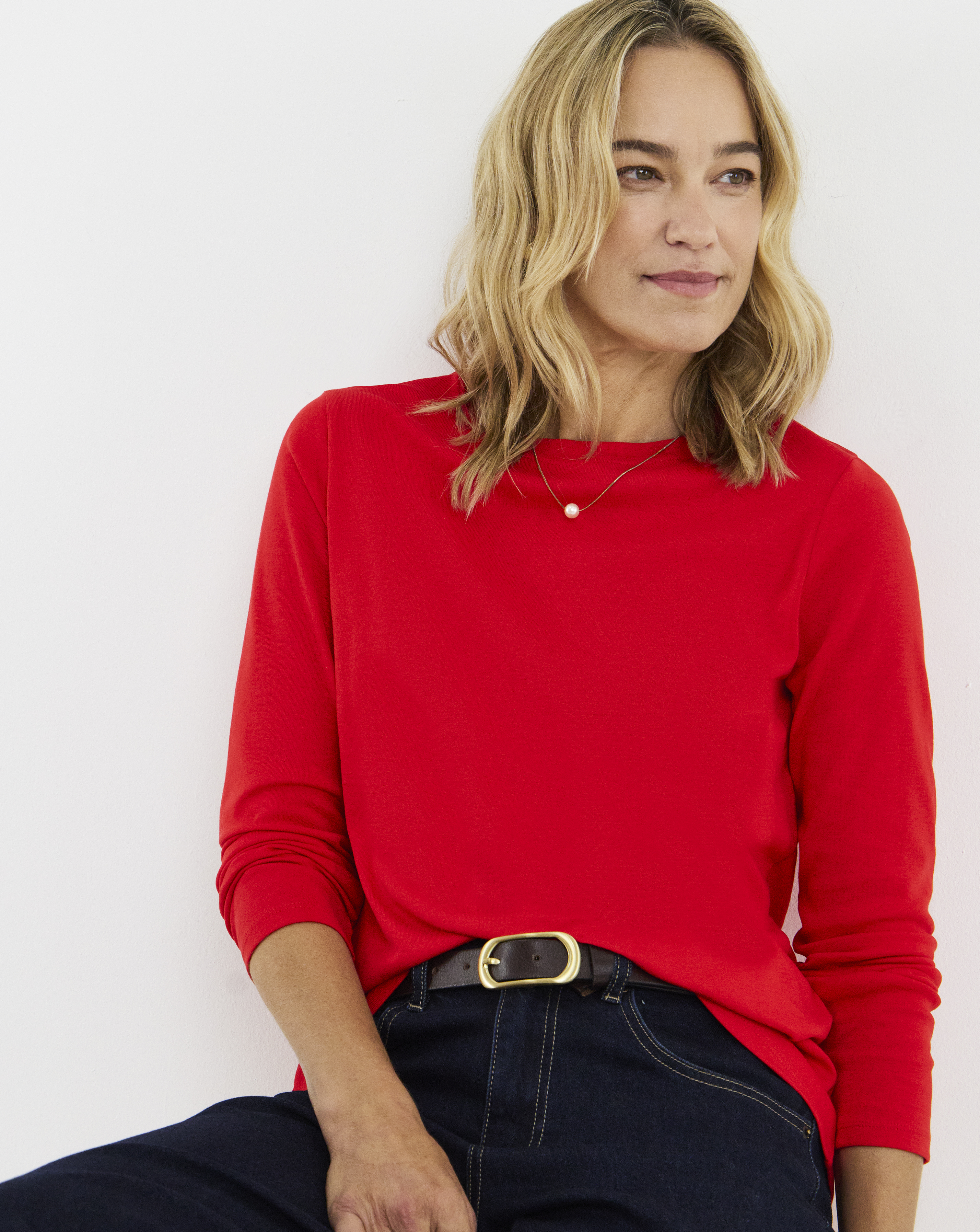 Crew Neck LS T-Shirt