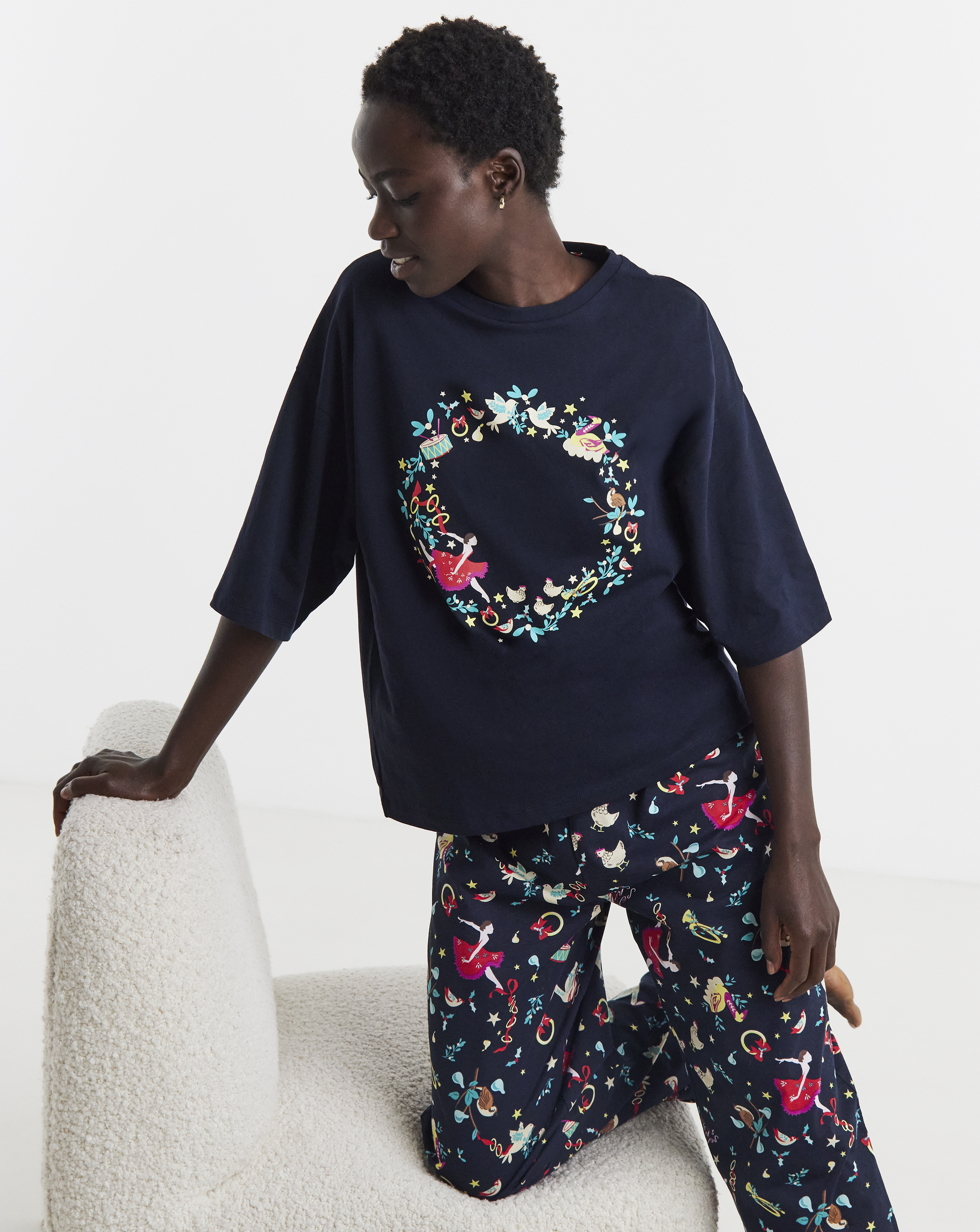 12 Days Of Christmas Graphic Pyjama Set
