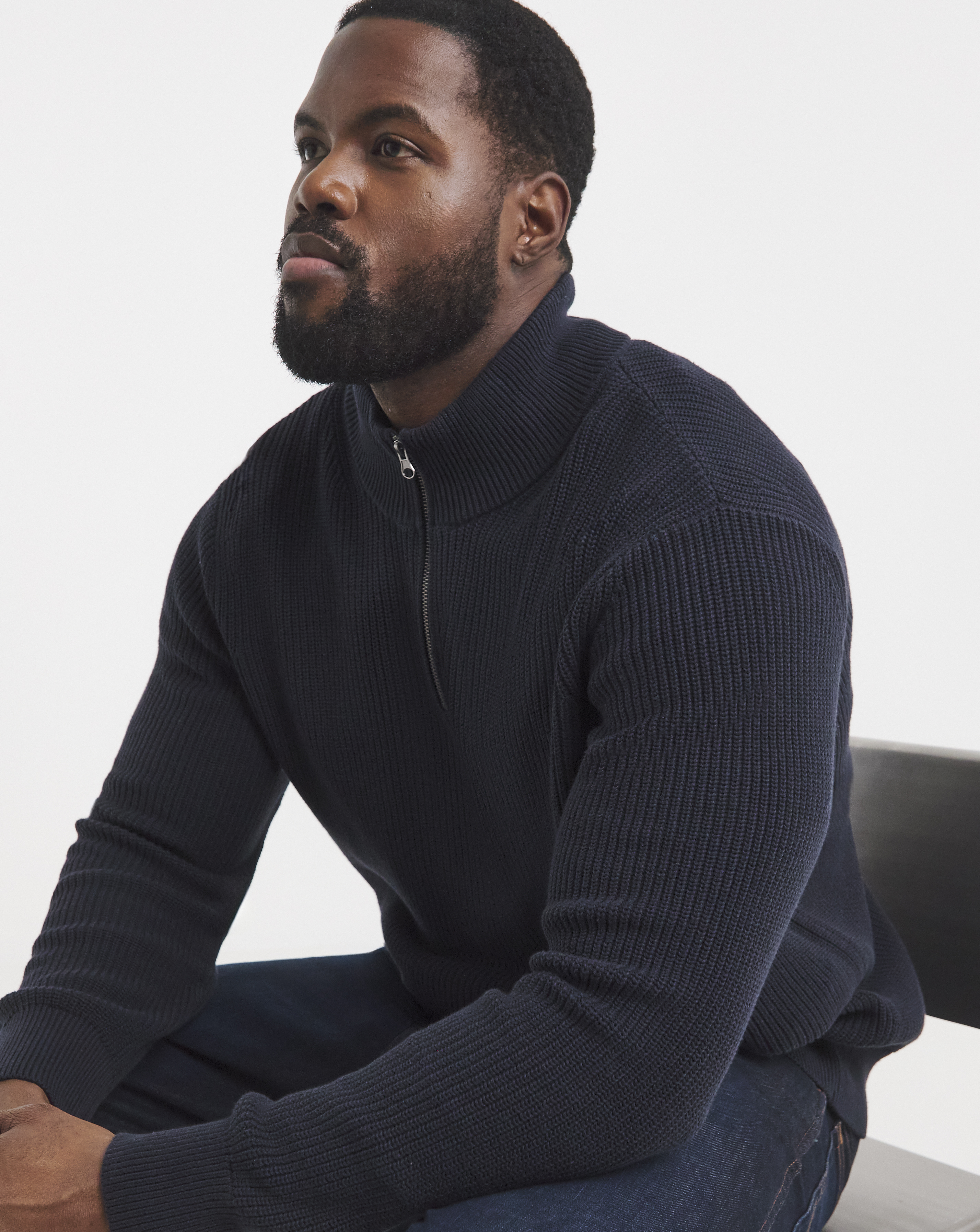 Fisherman 1/4 Zip Knitted Jumper