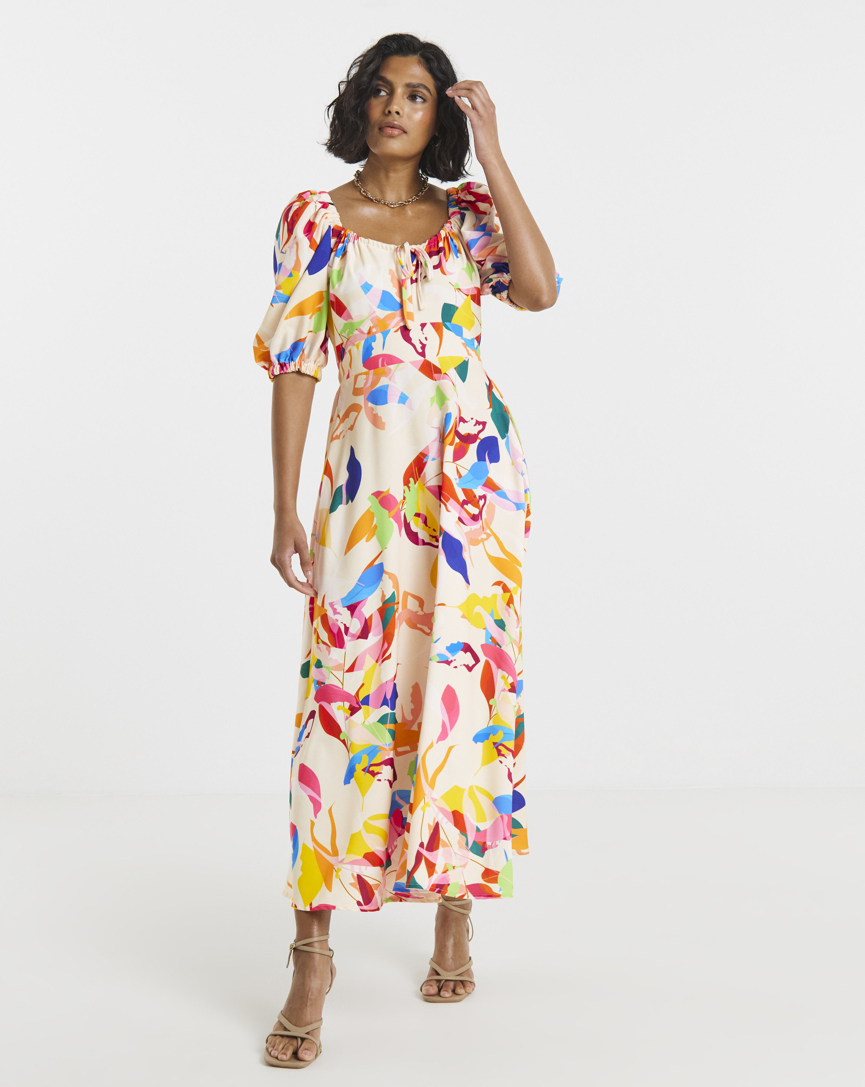 New In - Twisted Wunder Tropical Midaxi Dress